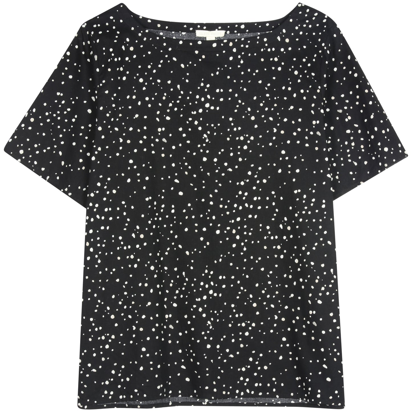 Dot Printed Organic Cotton Shirt