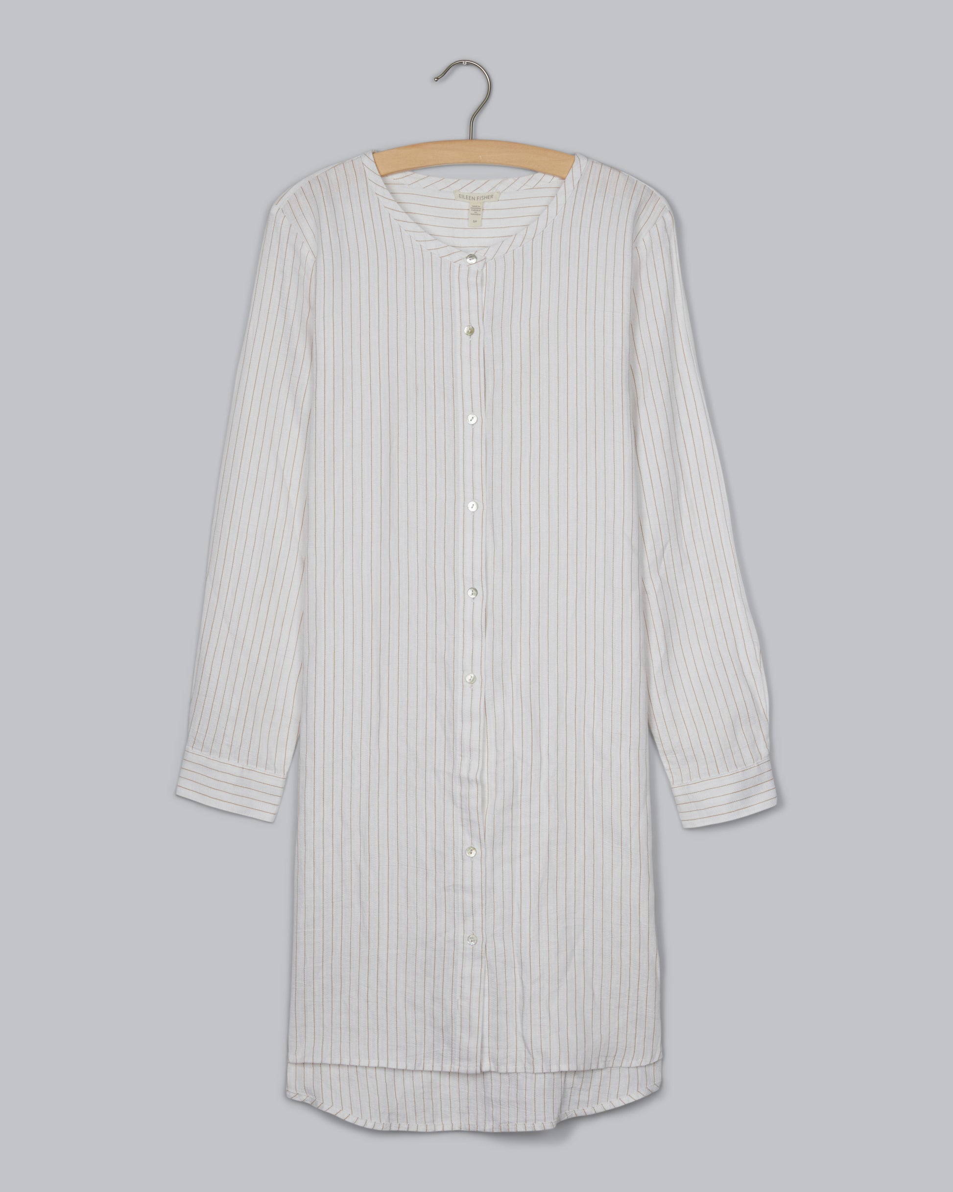 Organic Linen Cotton Crinkled Stripe Dress Eileen Fisher Renew Organic Linen Cotton Crinkled Stripe Dress Eileen Fisher Renew