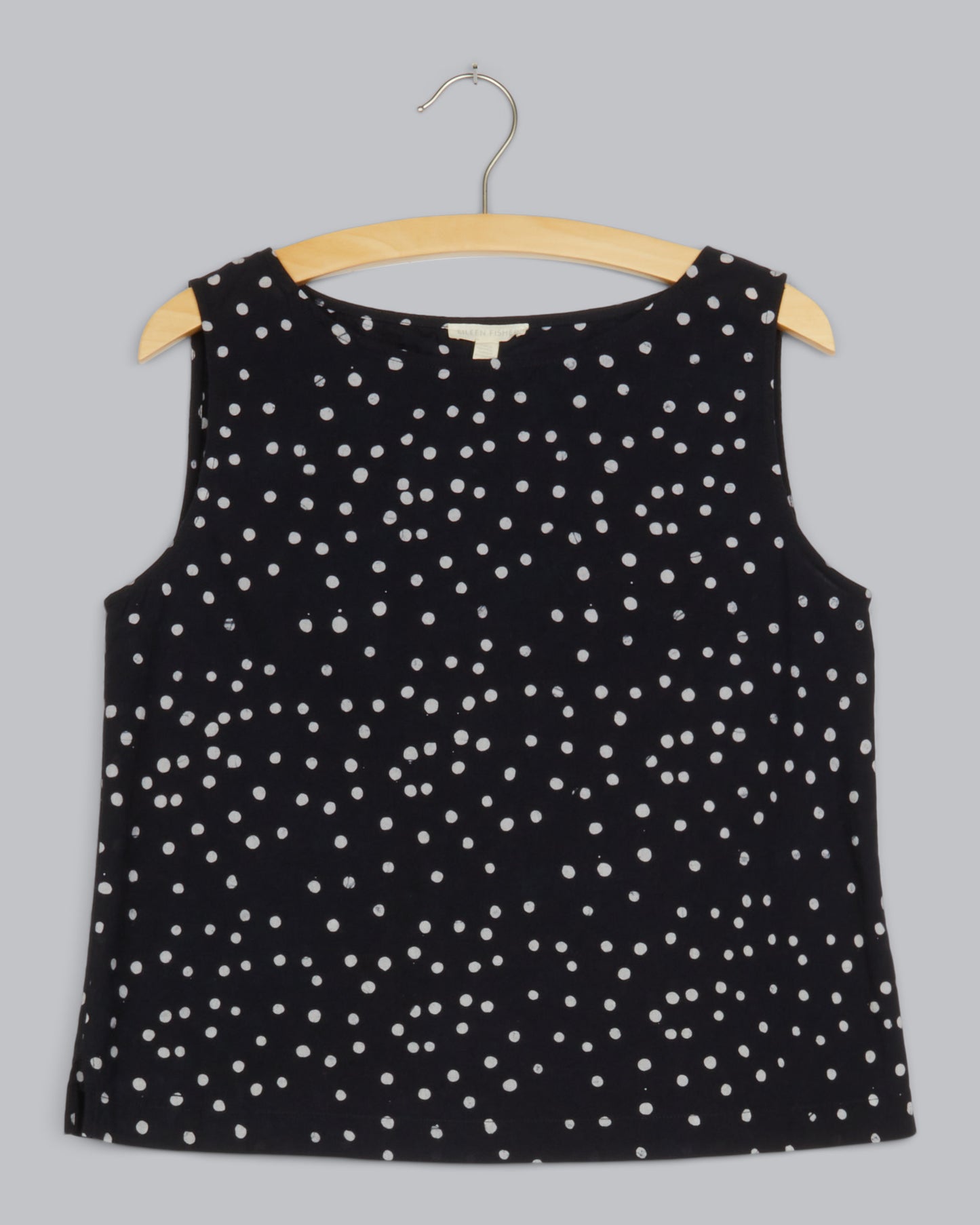 Hand Printed Cotton Dot Tank