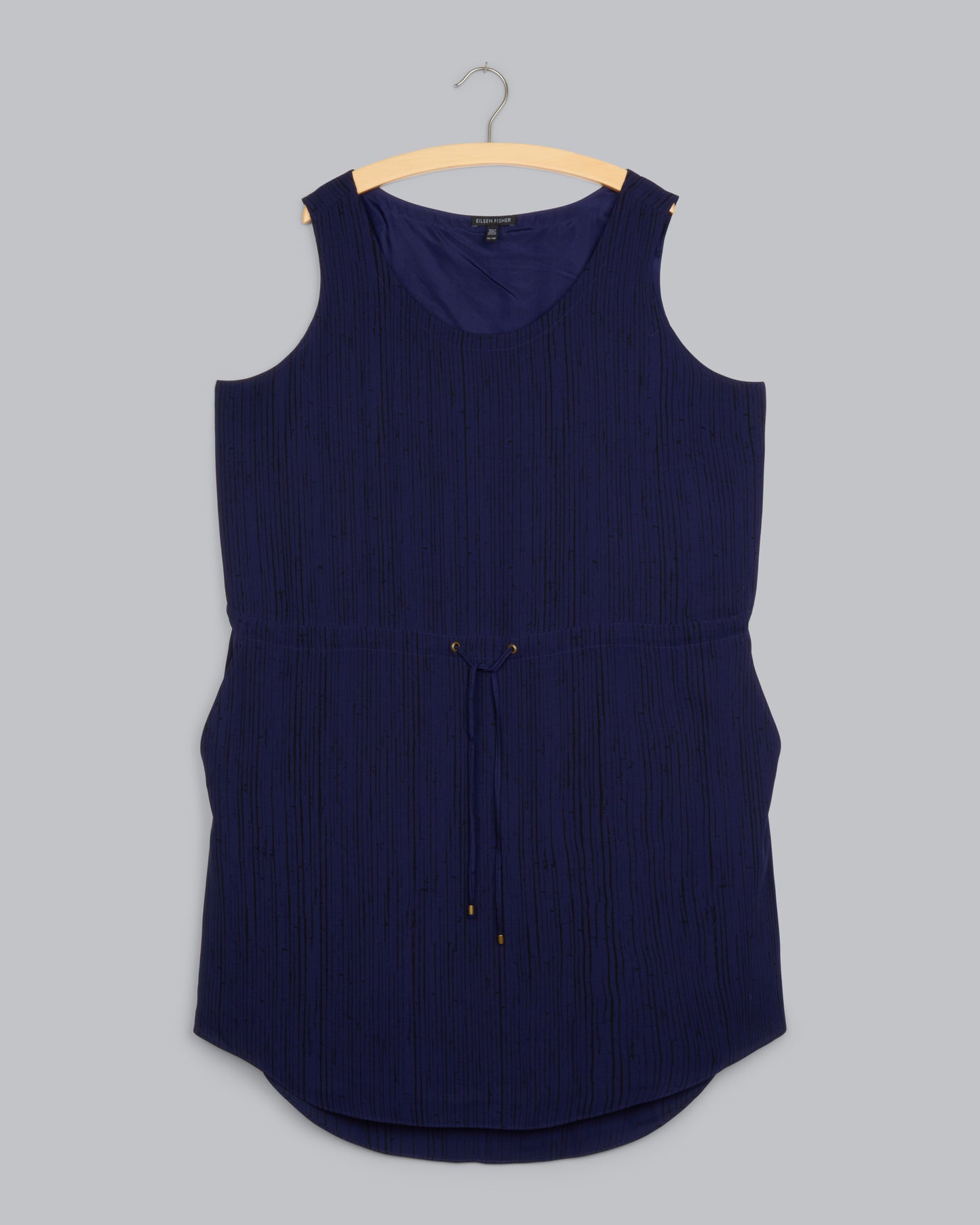Shima Printed Silk Crepe Dress - Eileen Fisher Renew