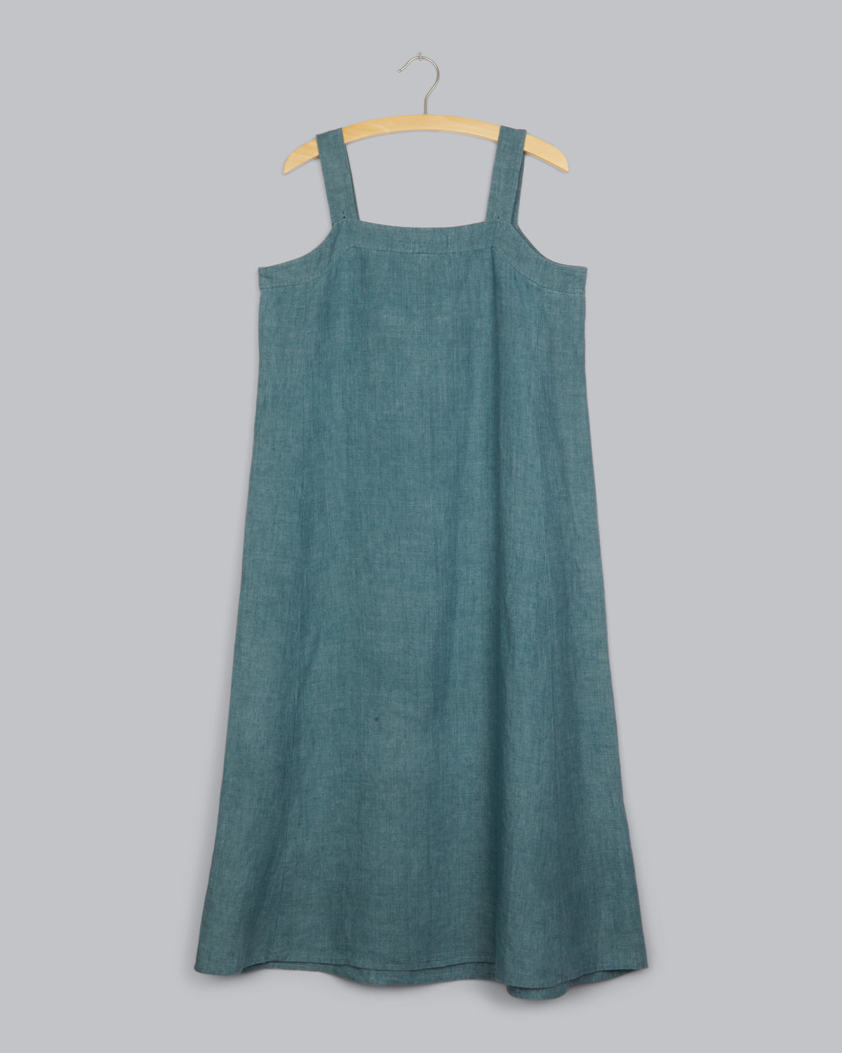 Washed Organic Linen Delave Dress
