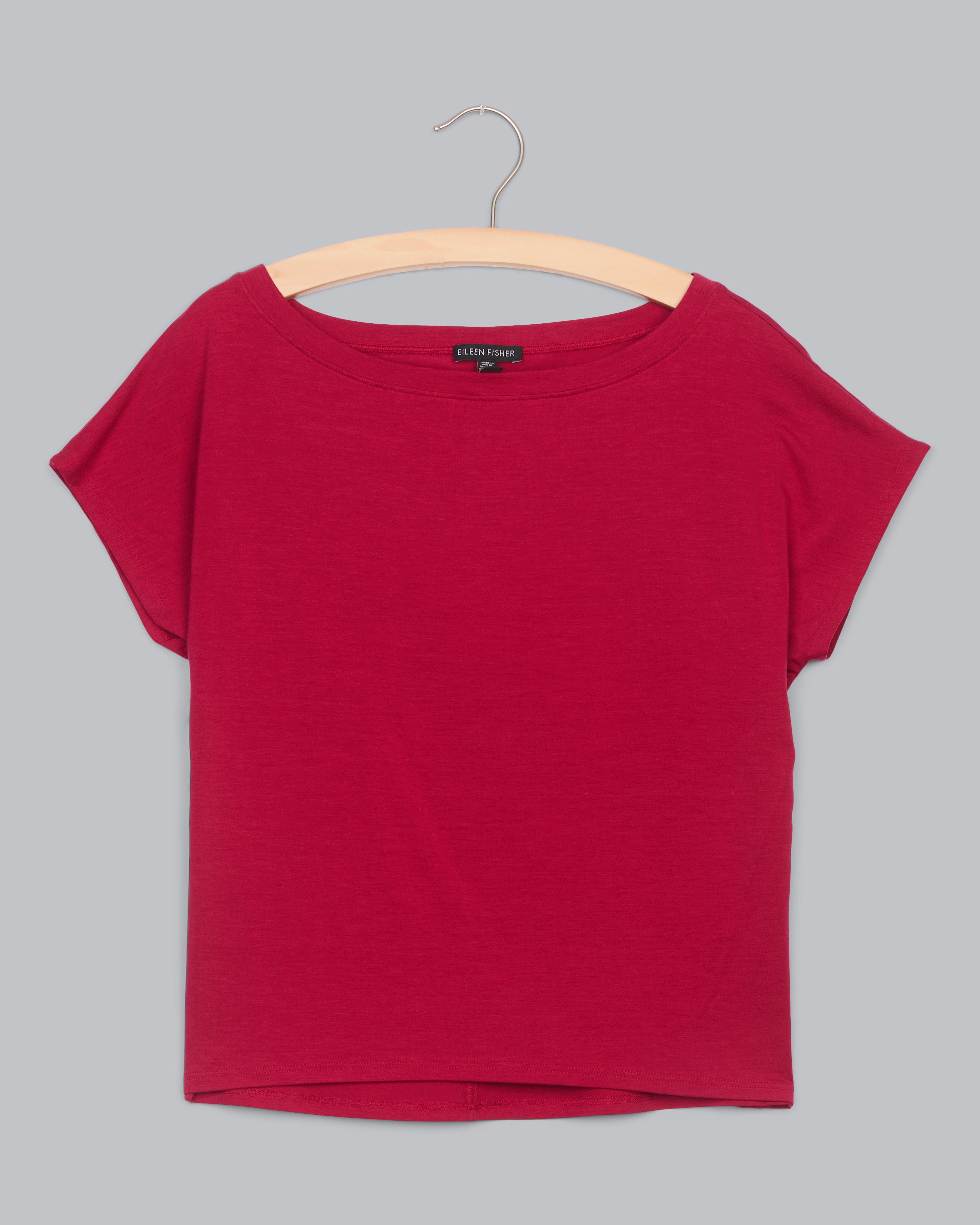 Fine Tencel Jersey Tee – Eileen Fisher Renew