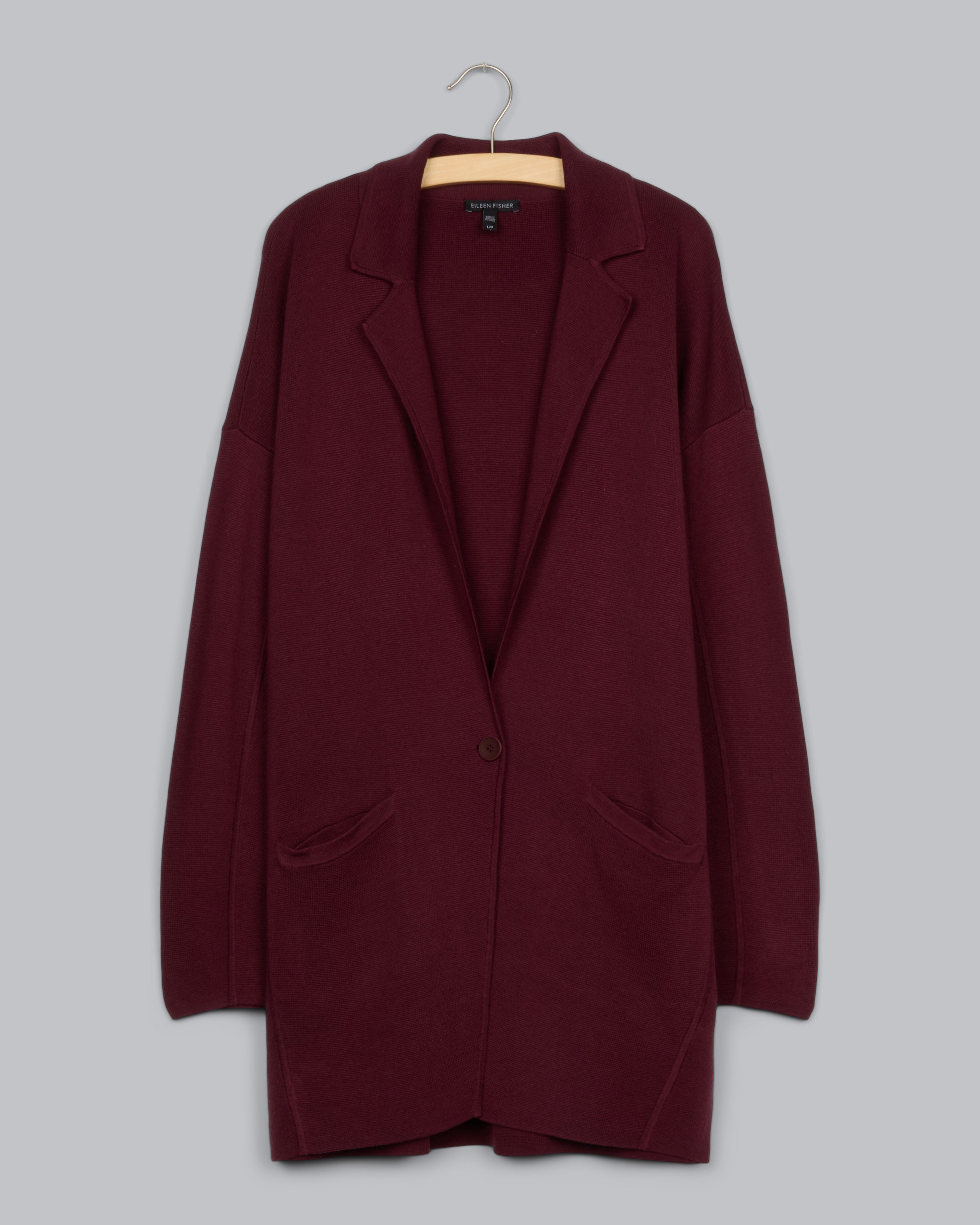 Silk Organic Cotton Interlock Jacket – Eileen Fisher Renew