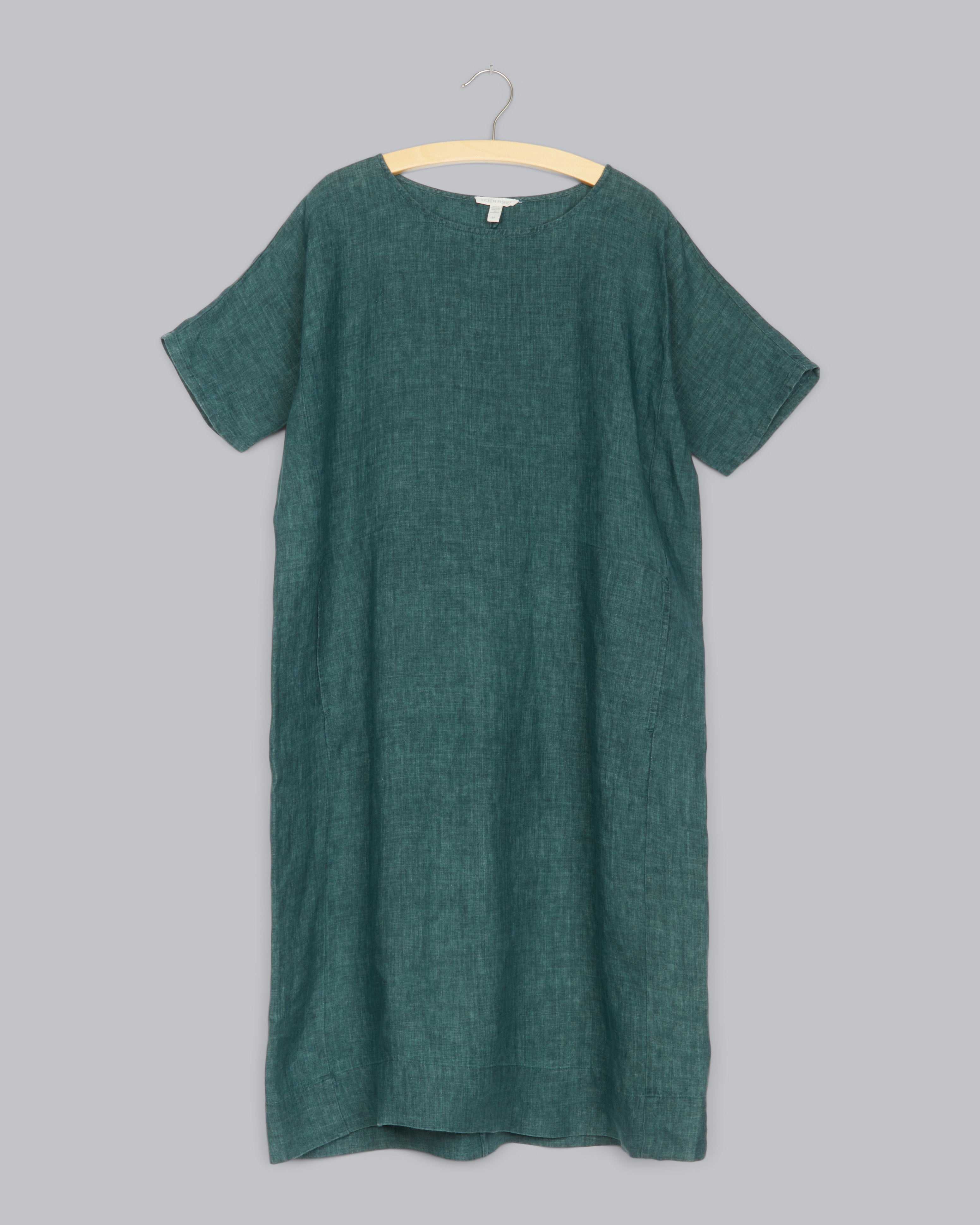 Washed Organic Linen Delave Dress – Eileen Fisher Renew