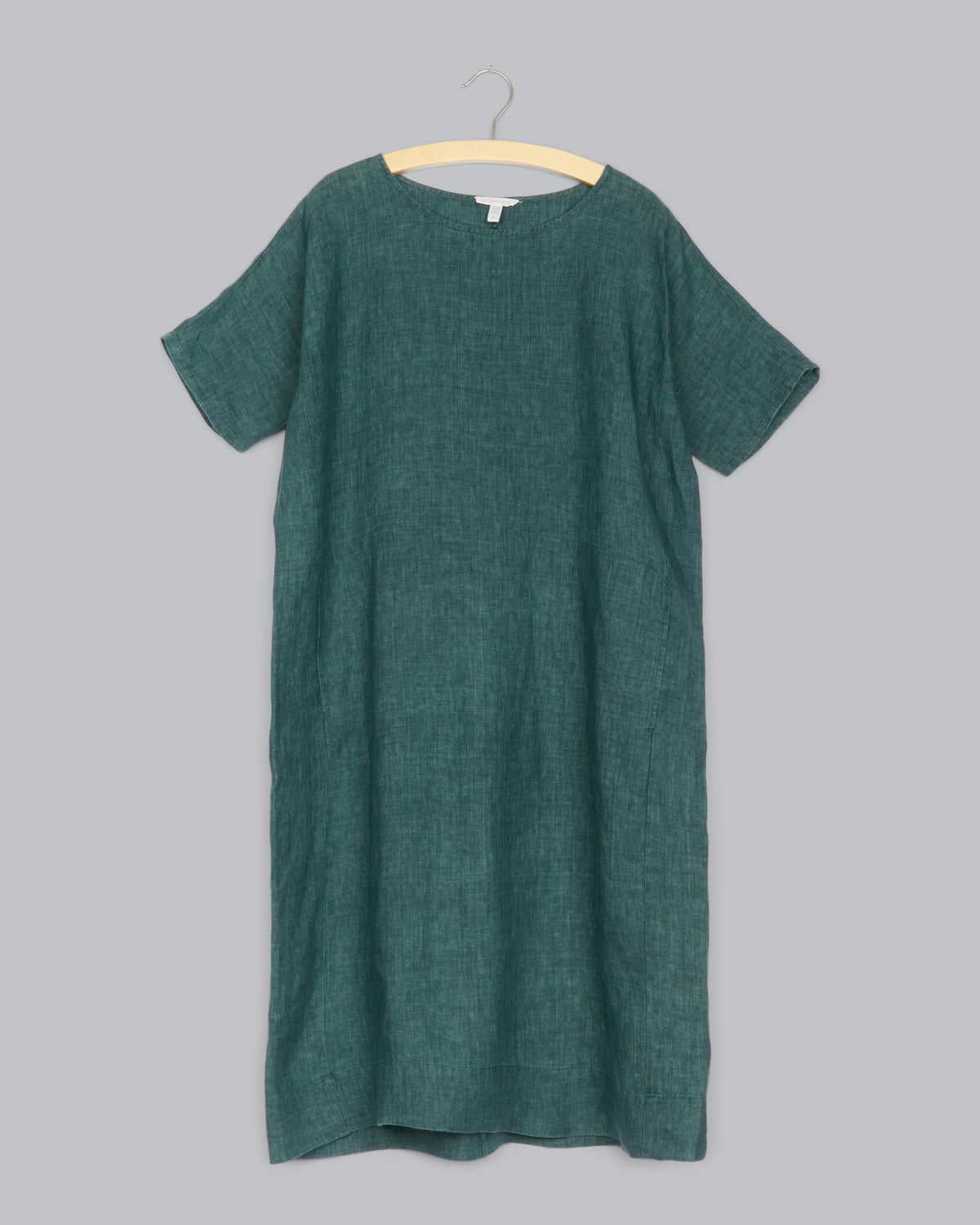Washed Organic Linen Delave Dress