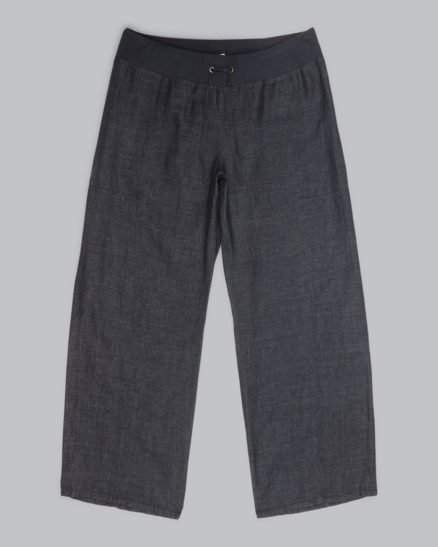 Washed Organic Linen Delave Pant