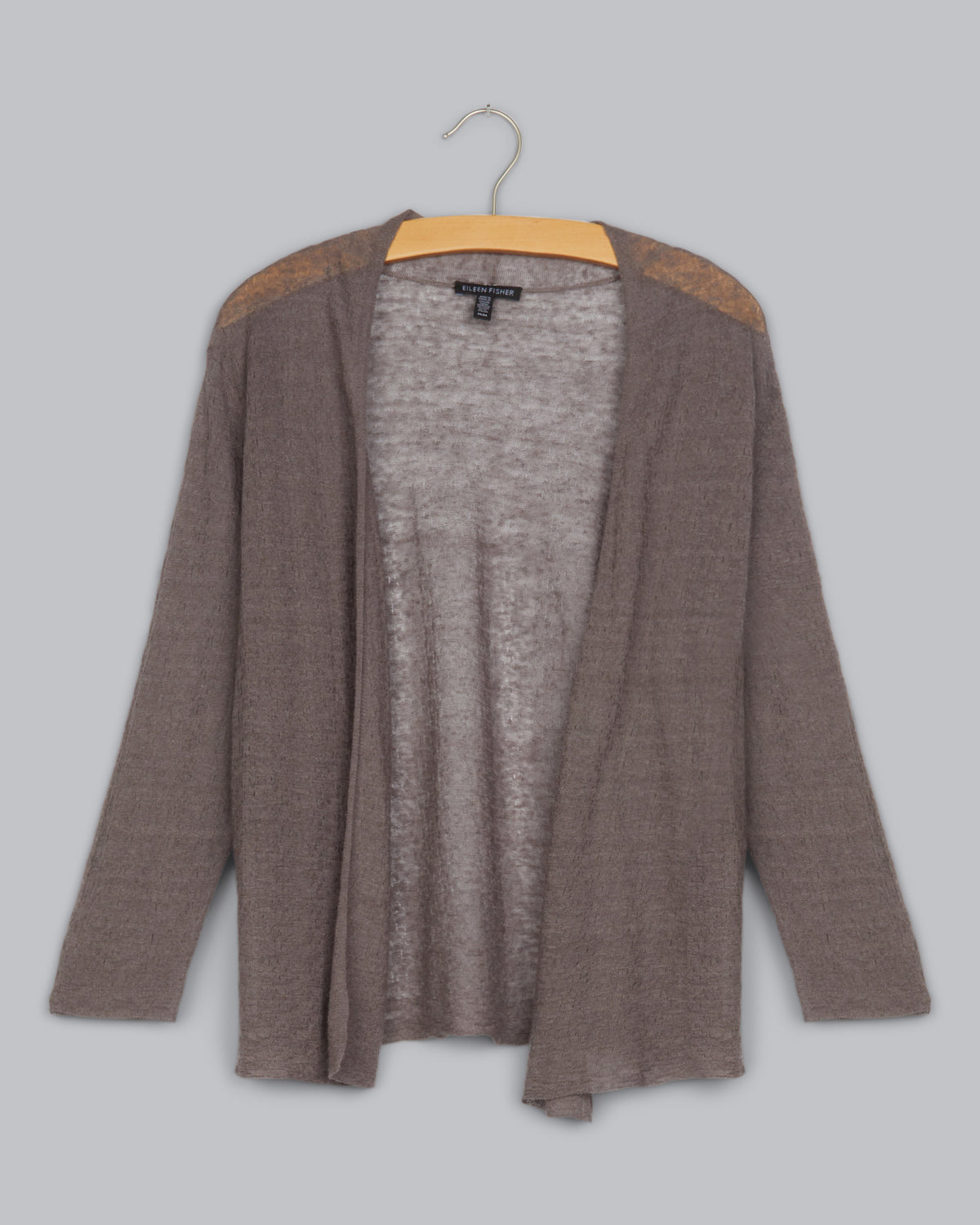 Fine Organic Linen Crepe Cardigan