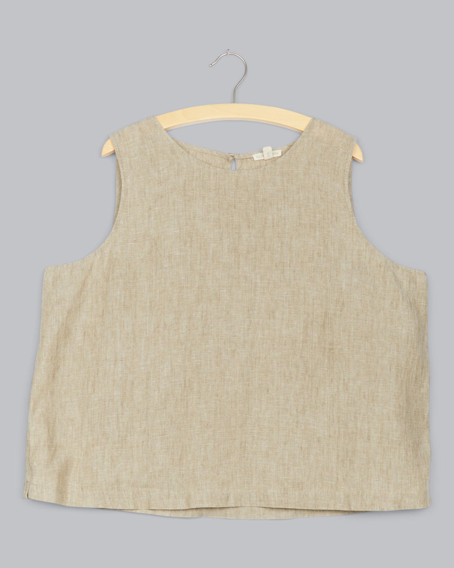 Washed Organic Linen Delave Tank