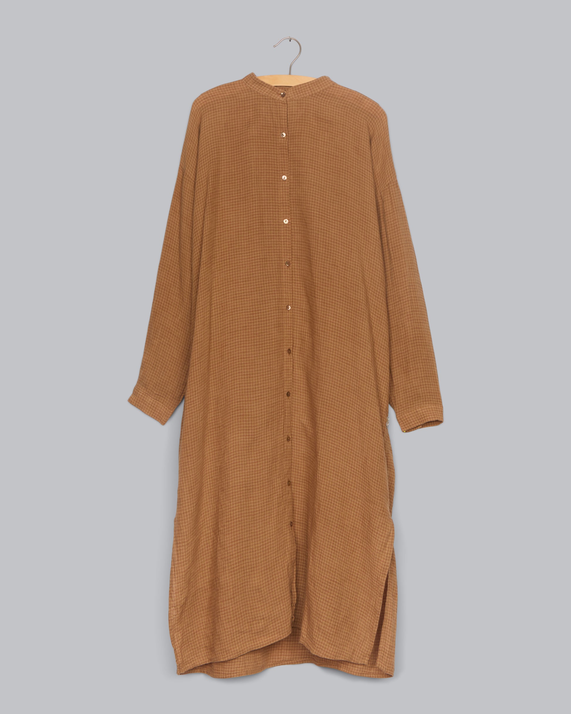 Organic Linen Check Dress Eileen Fisher Renew Organic Linen Check Dress Eileen Fisher Renew