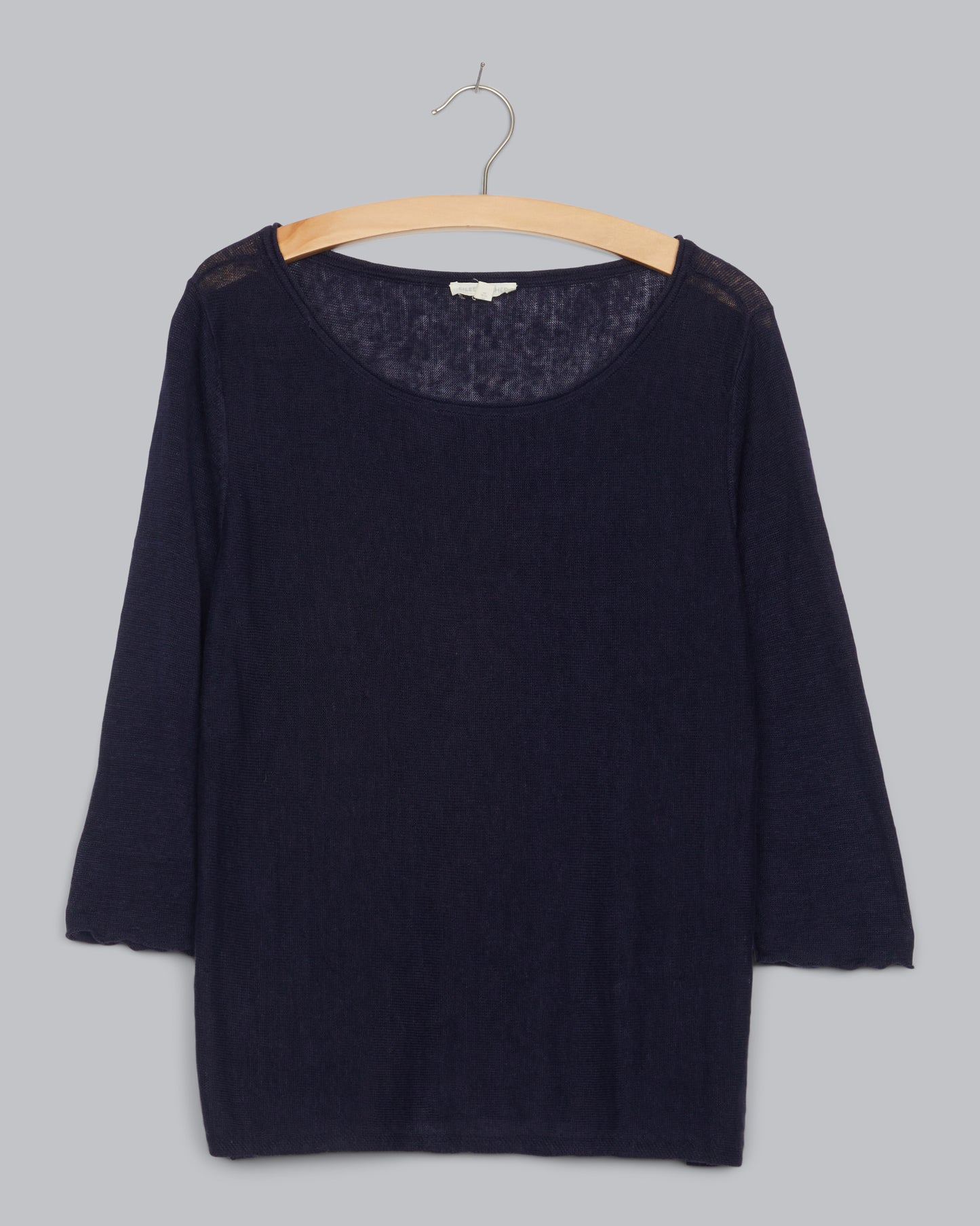 Lightweight Fine Gauge Organic Linen Pullover