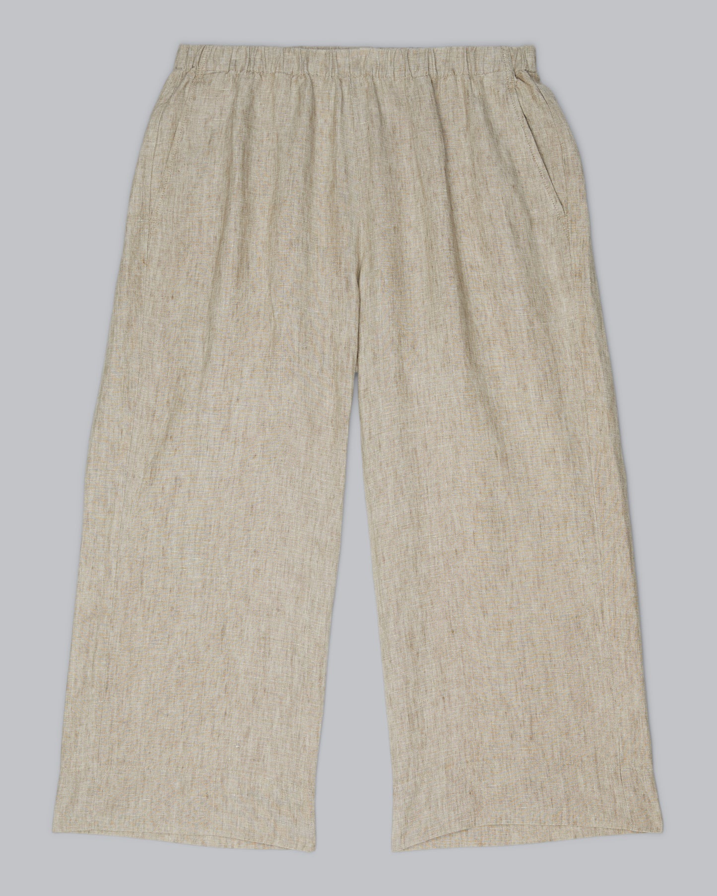 Washed Organic Linen Delave Pant