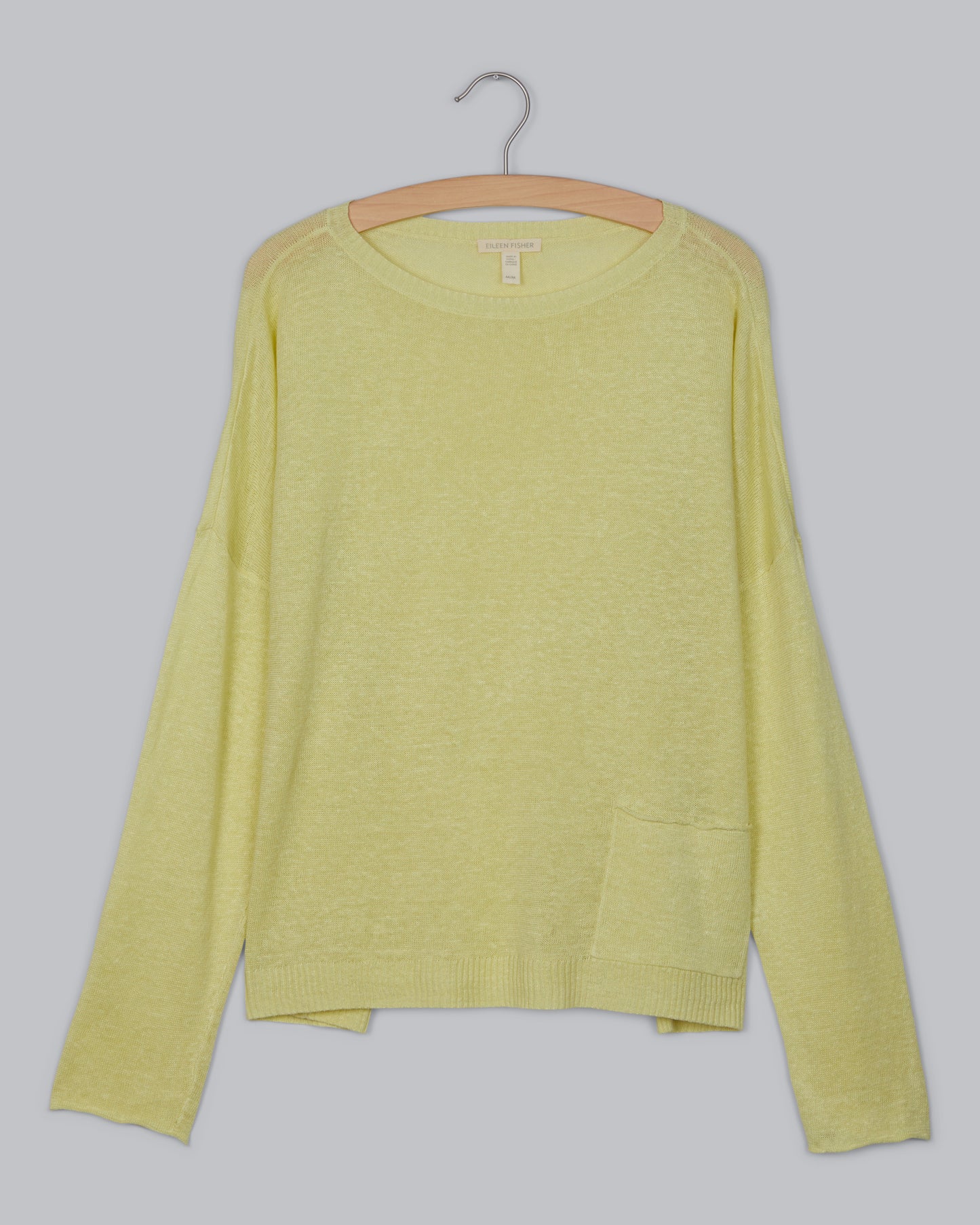 Lightweight Fine Gauge Organic Linen Pullover