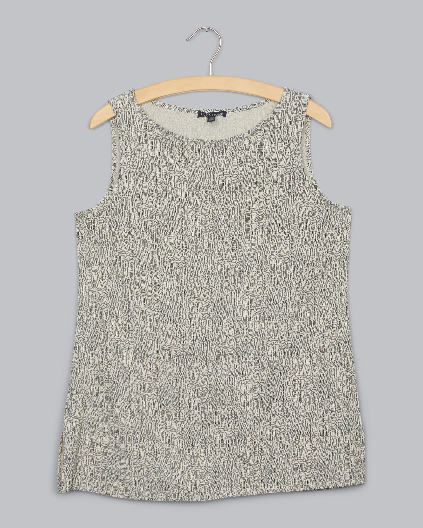 Broken Chevron Tencel Viscose Shirt