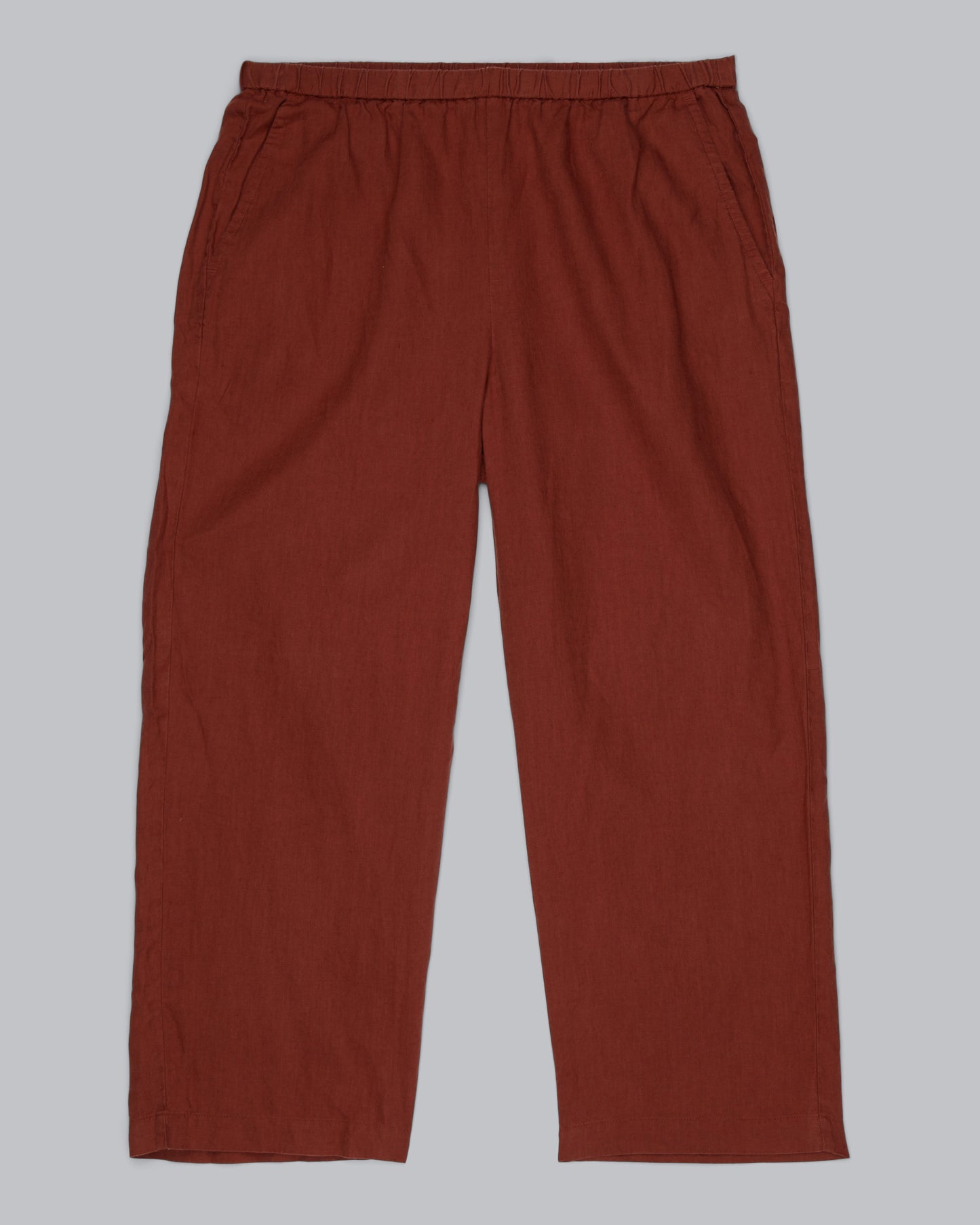 Organic Linen Cropped Pant