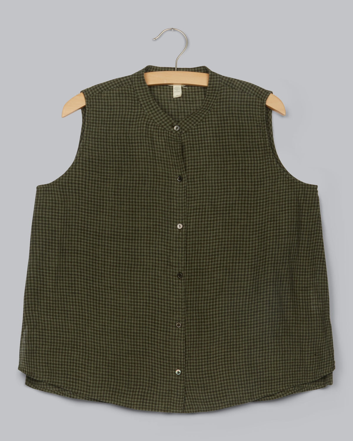 Organic Linen Check Shirt
