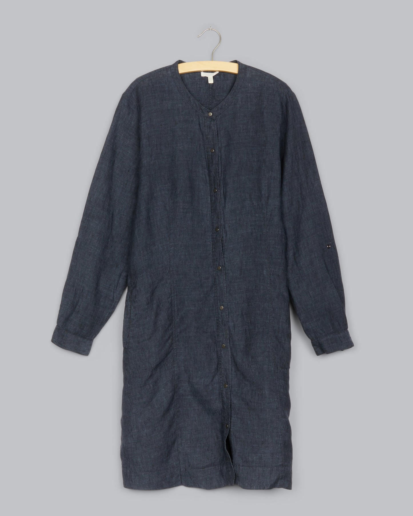 Washed Delave Linen Dress