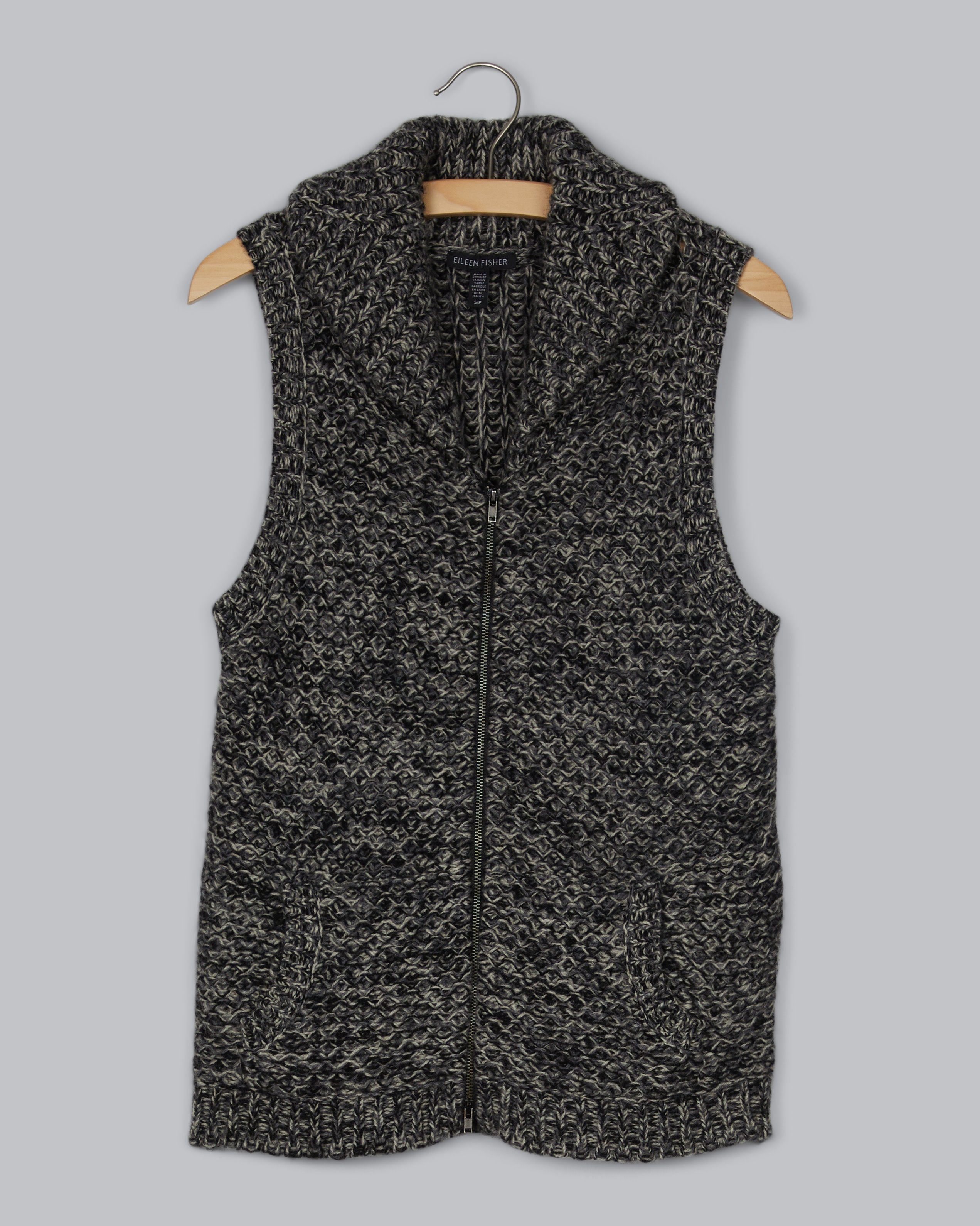 Tweedy Yak and Merino Vest – Eileen Fisher Renew