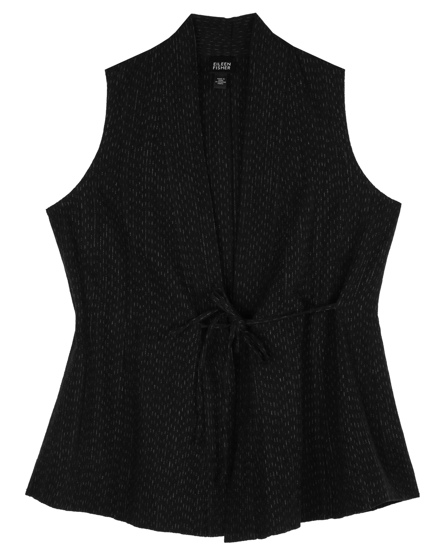 Cotton Wool Kasuri Vest – Eileen Fisher Renew