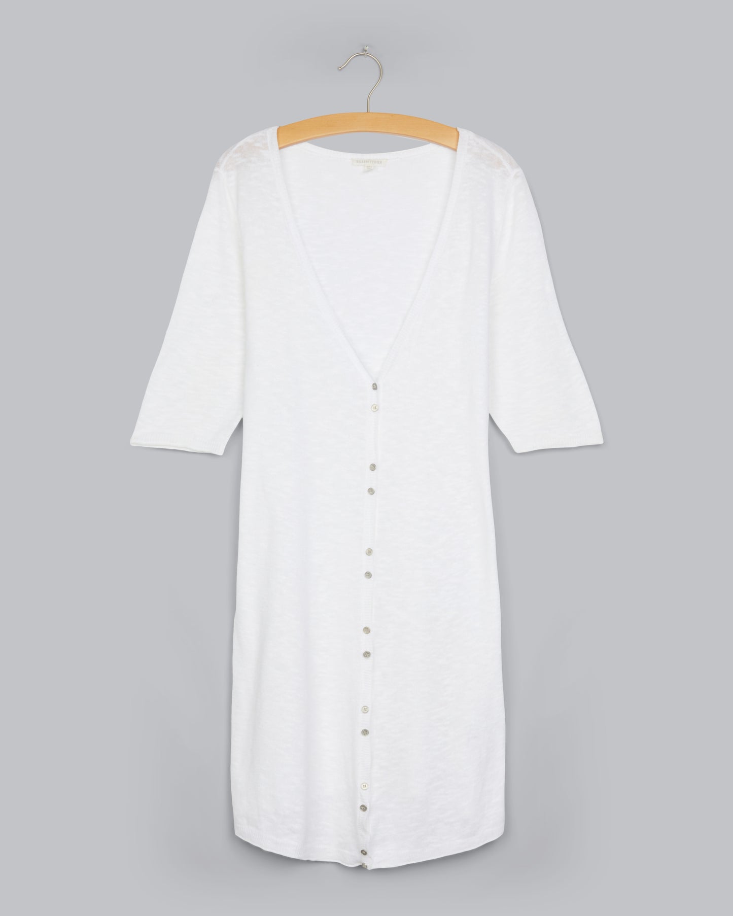 Linen Cotton Slub Cardigan