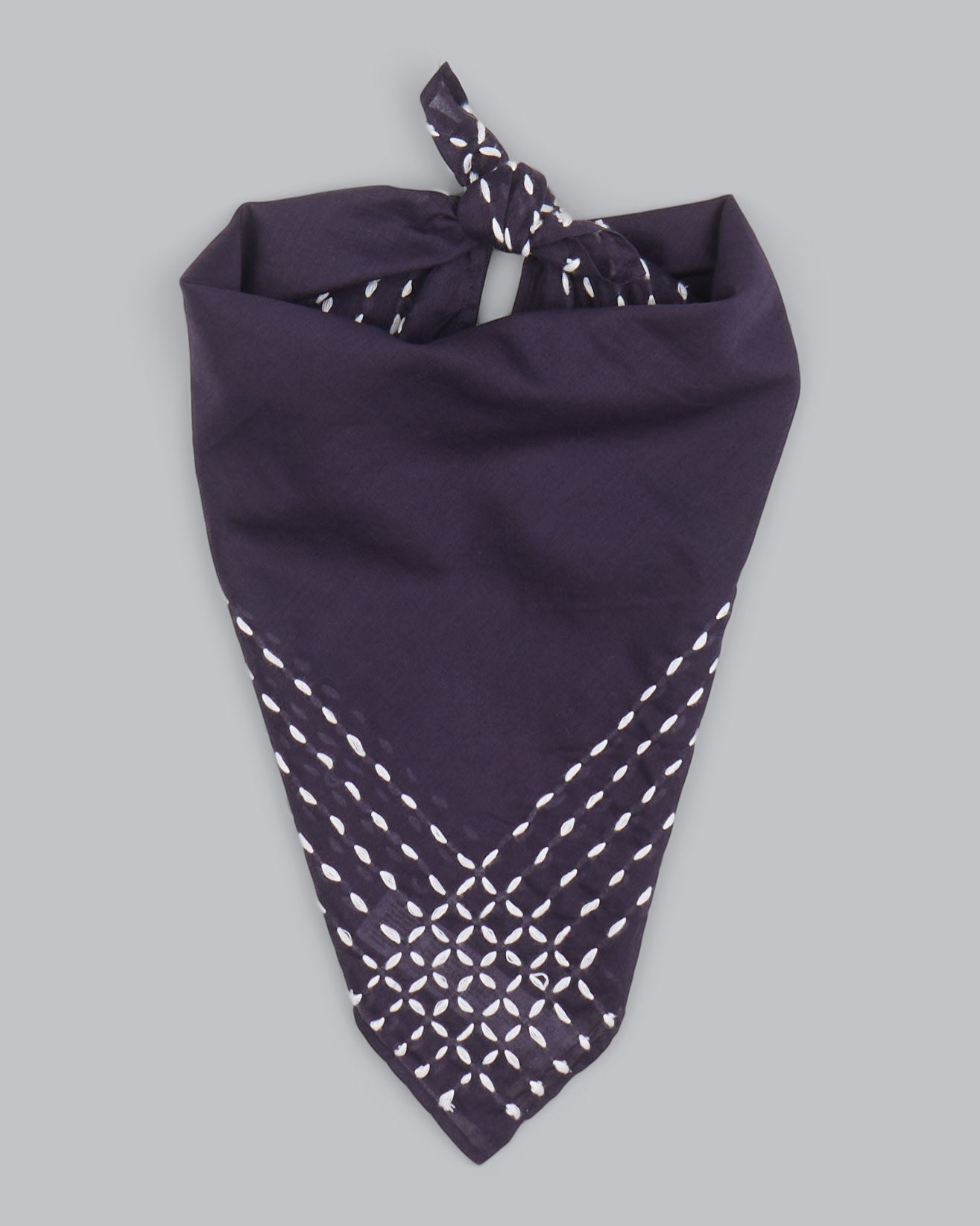 Hand-Stitched Organic Cotton Scarf