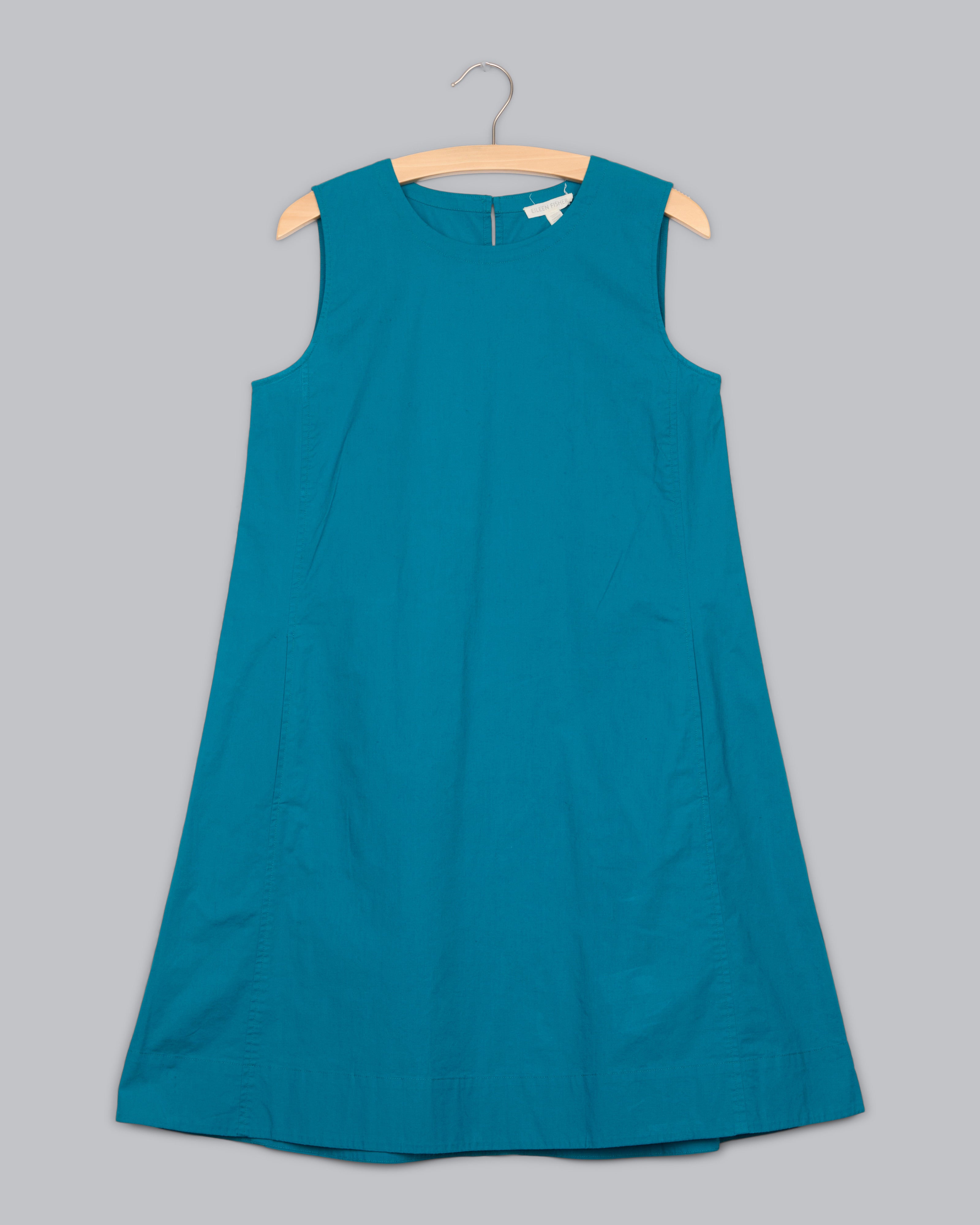 Organic Cotton Spandex Poplin Dress – Eileen Fisher Renew