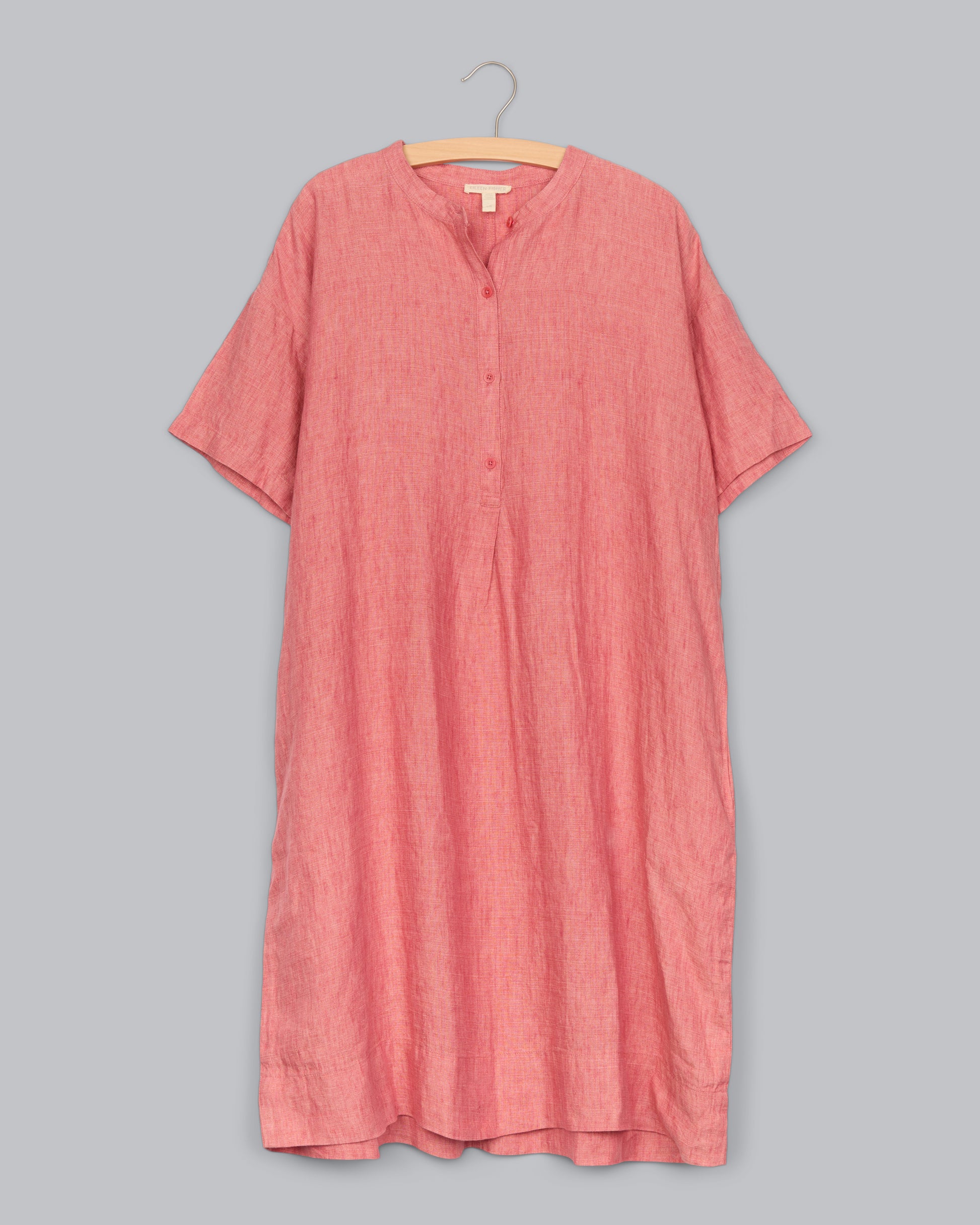 Washed Organic Linen Delave Dress Eileen Fisher Renew Washed Organic Linen Delave Dress Eileen Fisher Renew