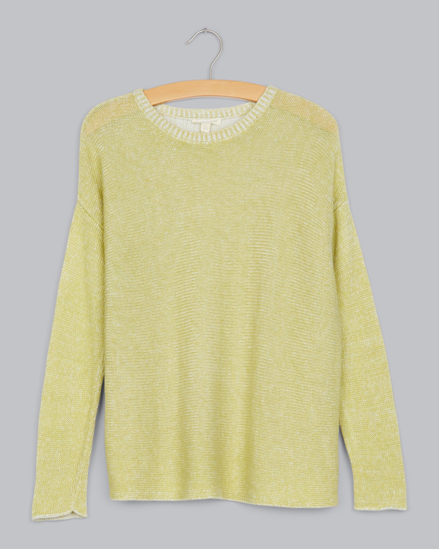 Plaited Organic Linen Pullover