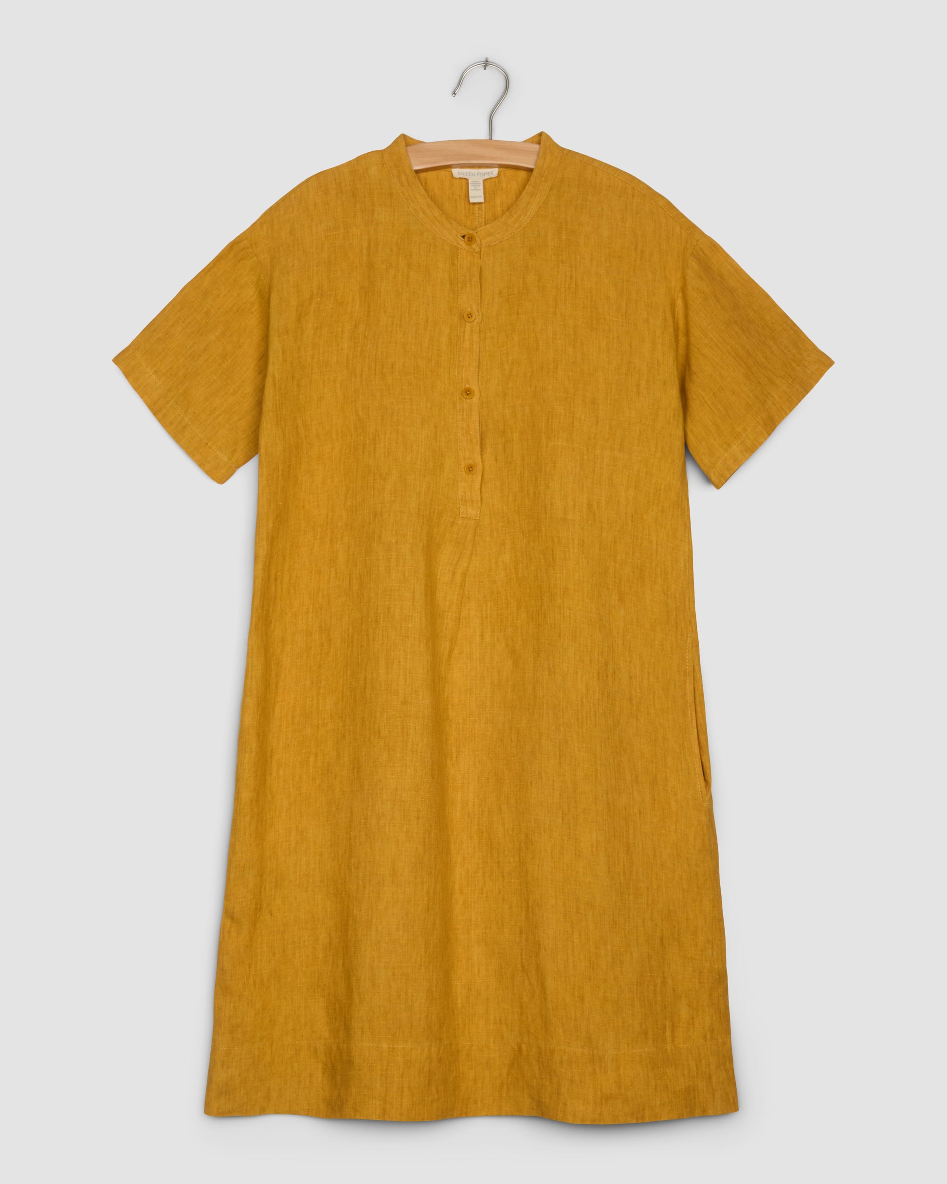 Washed Organic Linen Delave Dress – Eileen Fisher Renew
