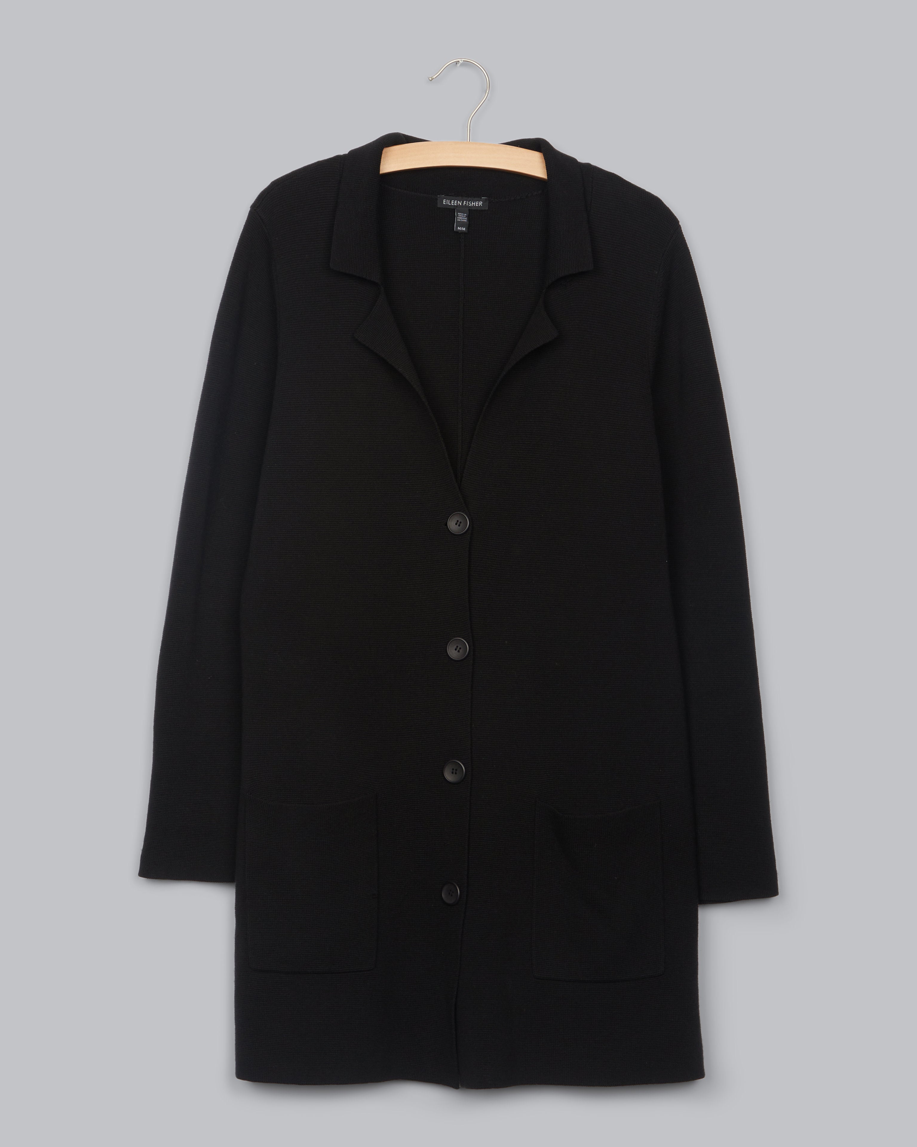 Silk & Organic Cotton Interlock Jacket – Eileen Fisher Renew