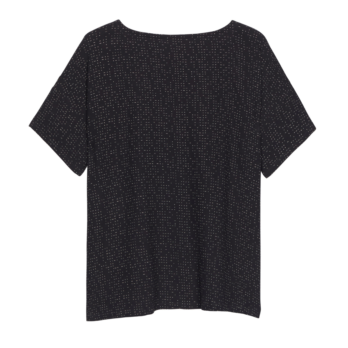 Morse Code Tencel Viscose Crepe Shirt
