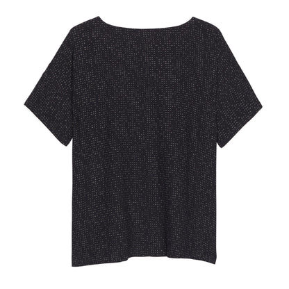 Morse Code Tencel Viscose Crepe Shirt