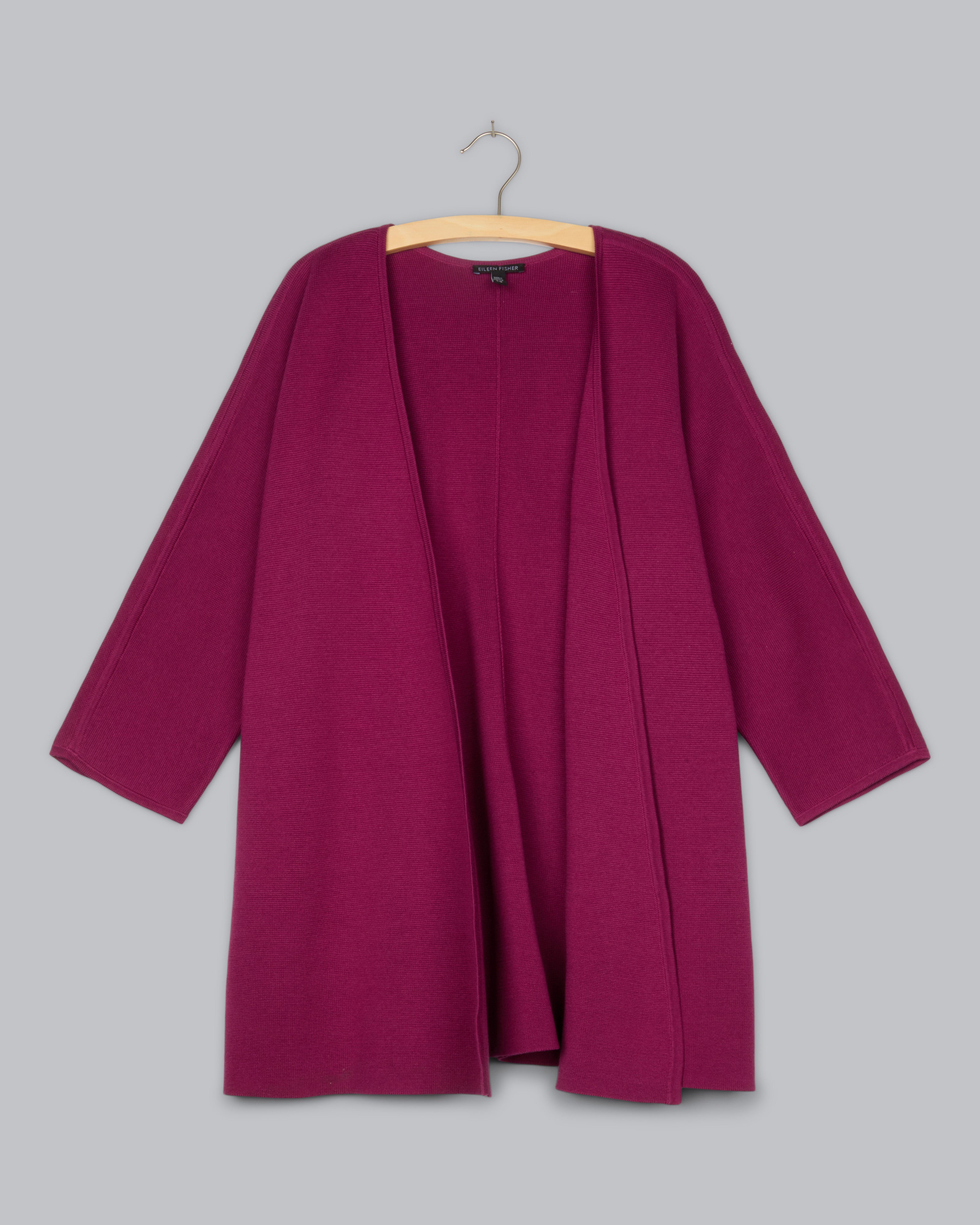 Silk & Organic Cotton Interlock Cardigan – Eileen Fisher Renew