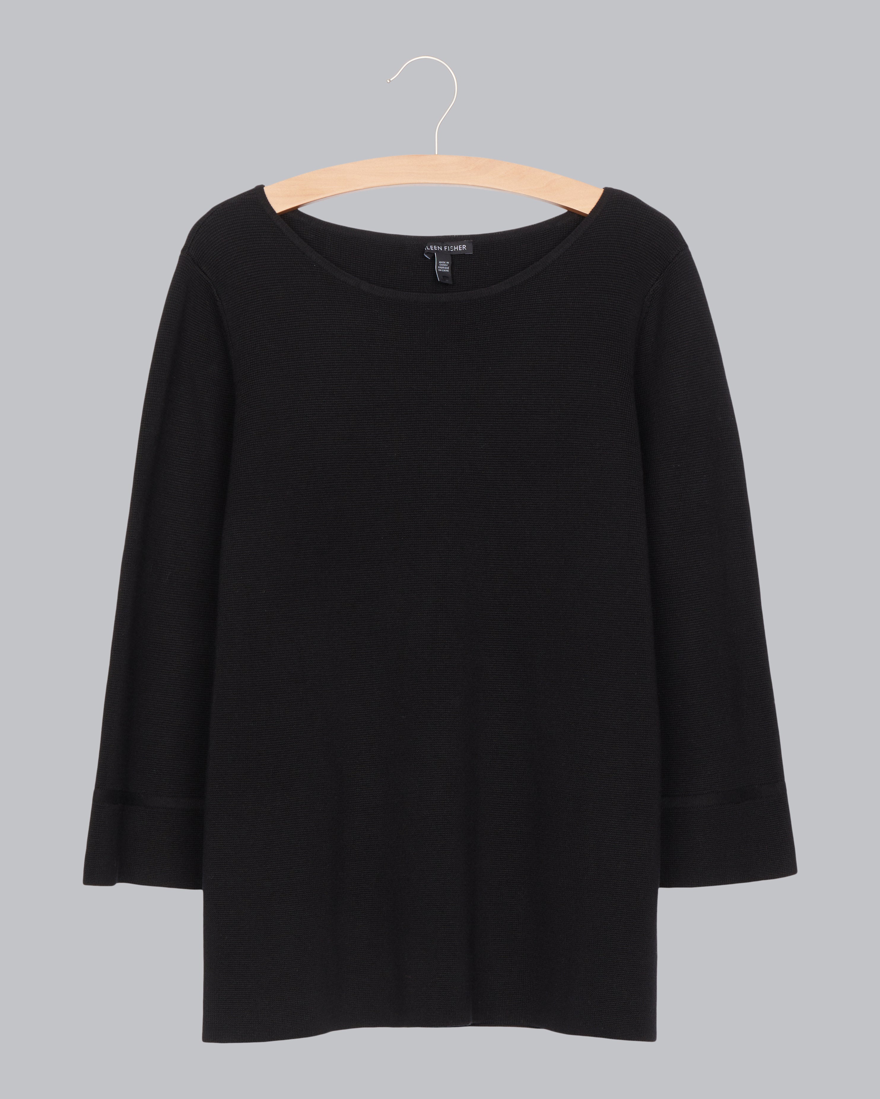 Silk & Organic Cotton Interlock Pullover – Eileen Fisher Renew