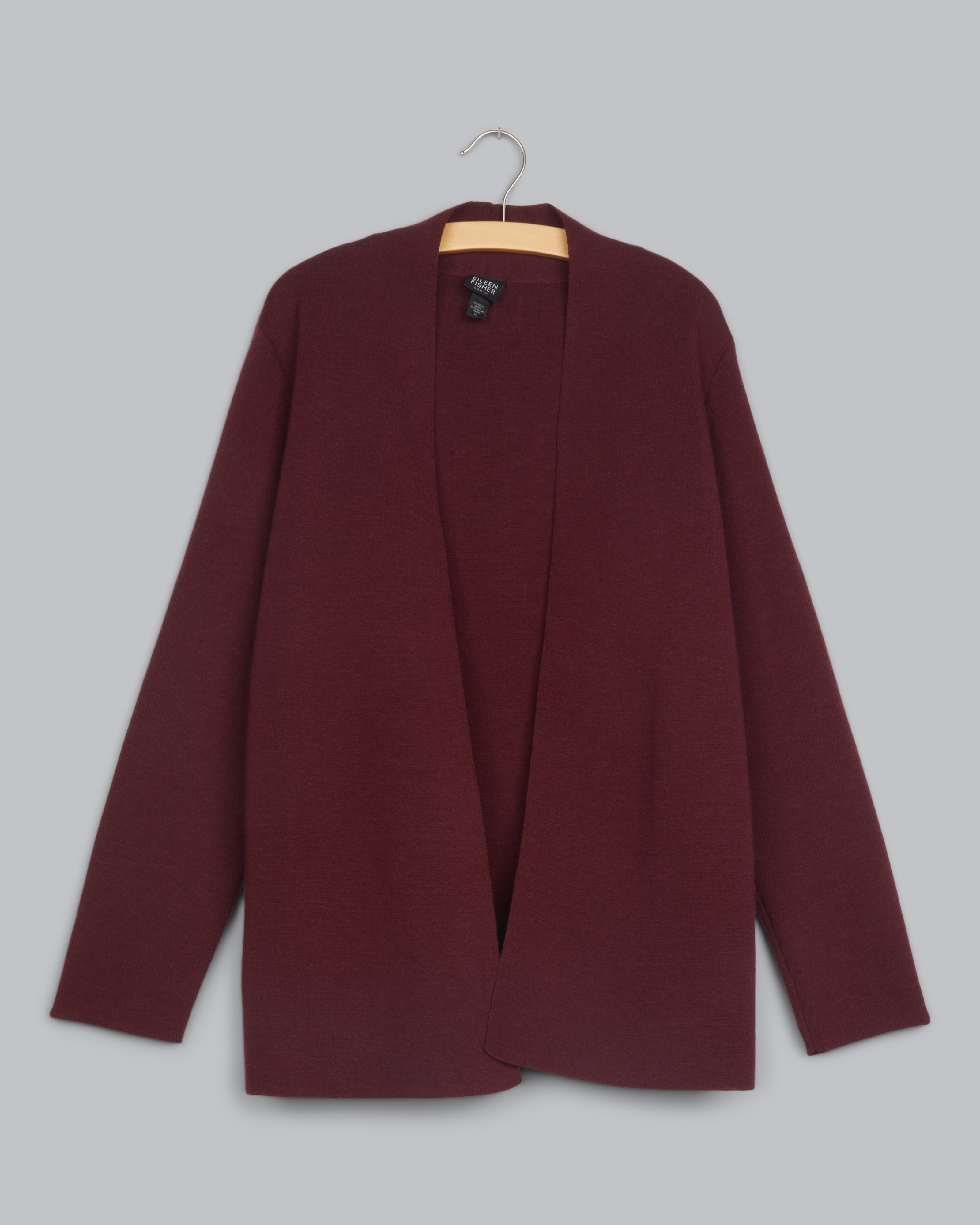 WASHABLE WOOL CARDIGAN