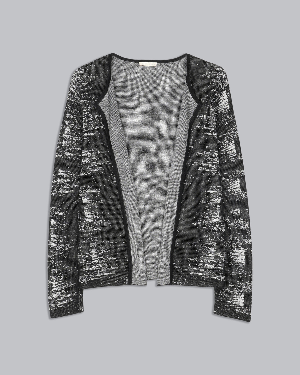 Fine Organic Linen Crepe Knit Cardigan