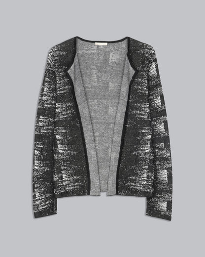 Fine Organic Linen Crepe Knit Cardigan