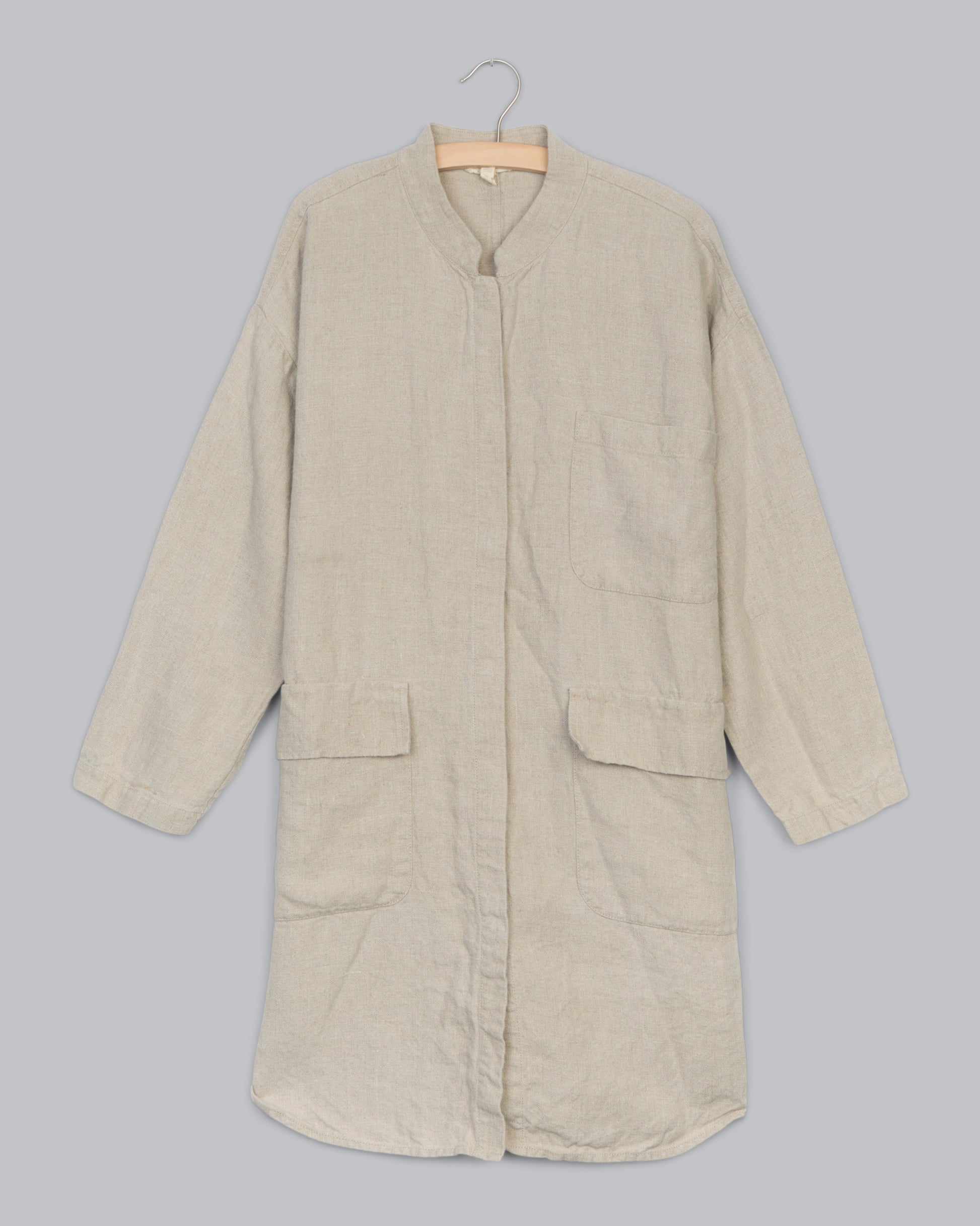Heavy Organic Linen Coat – Eileen Fisher Renew