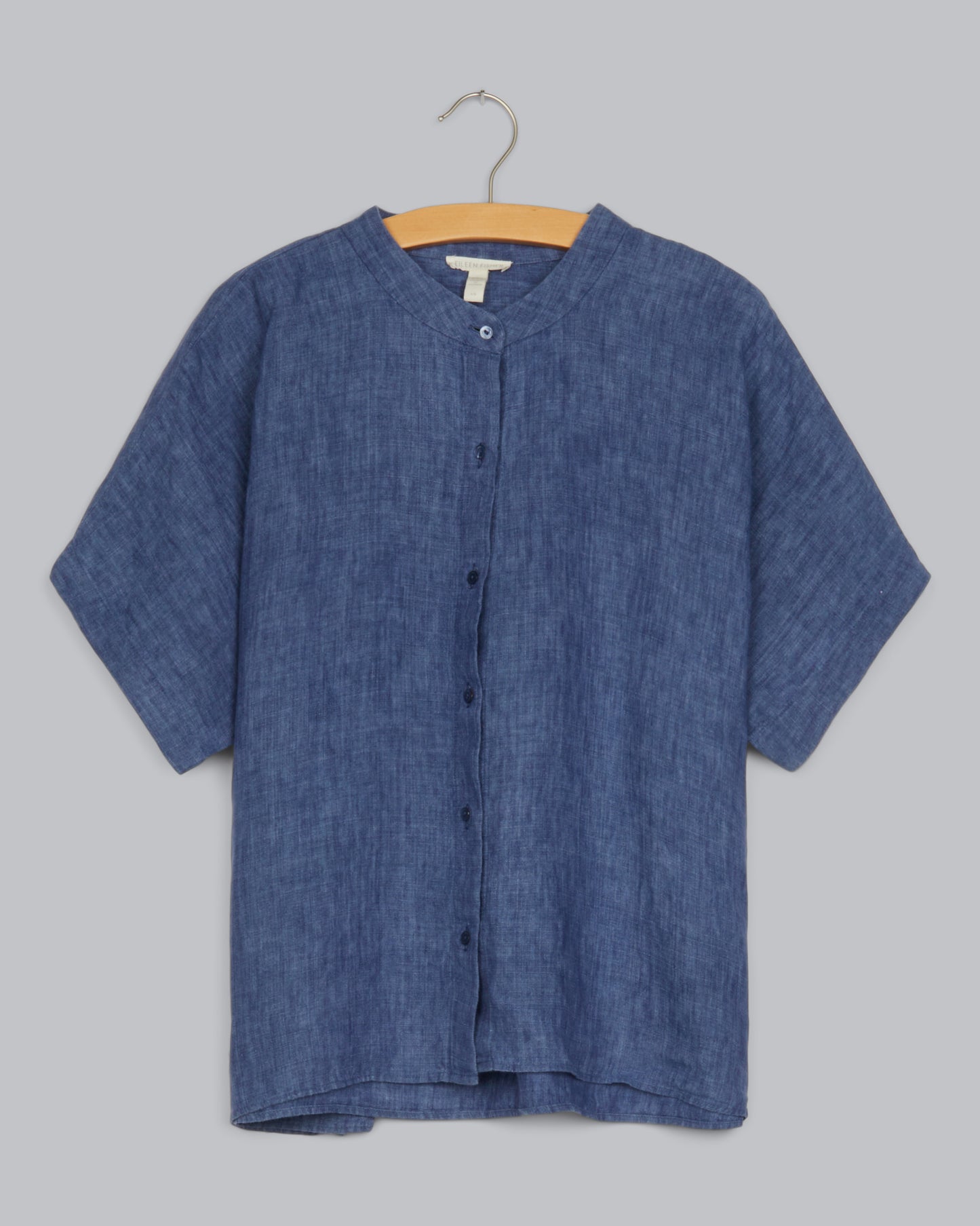 Washed Organic Linen Delave Shirt