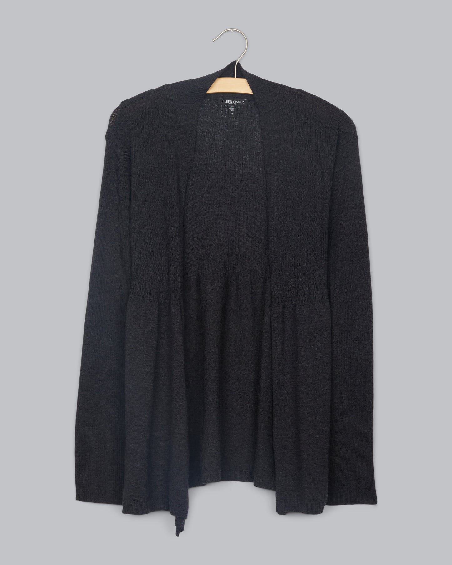 Washable Wool Rib Release Cardigan