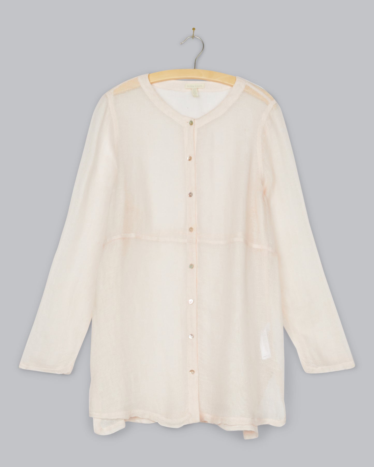 Organic Linen Mesh Shirt