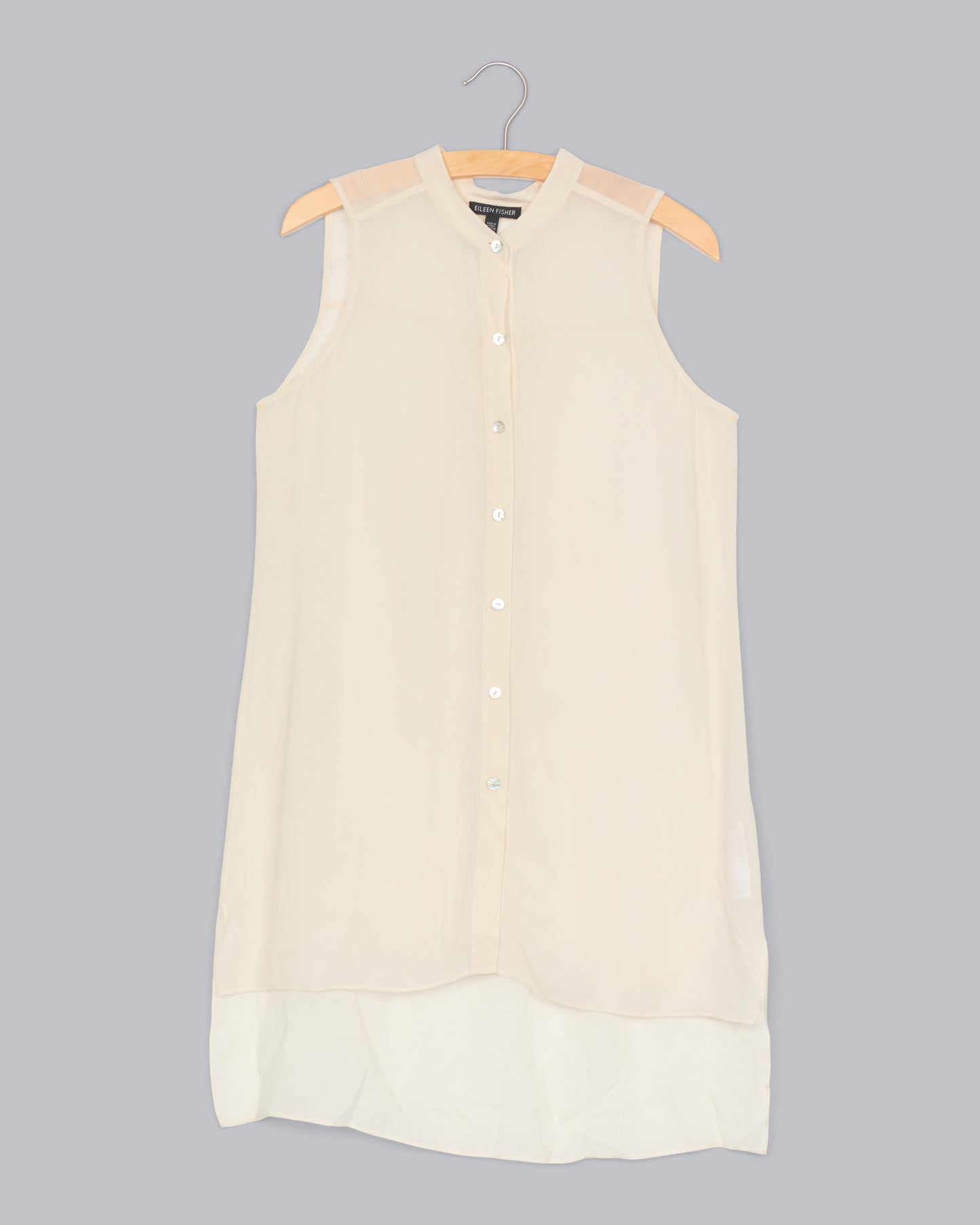 Sheer Silk Georgette Tank
