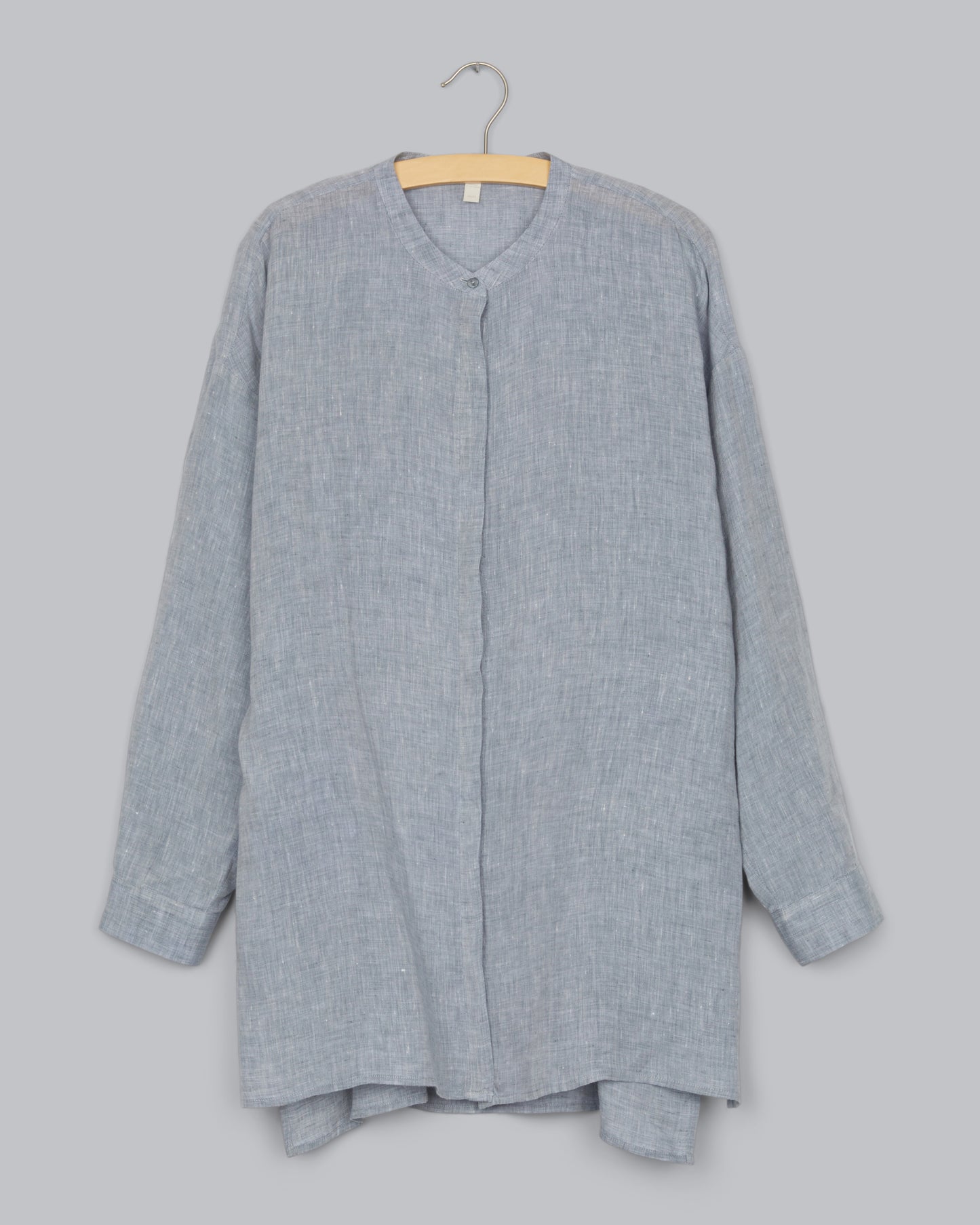 Yarn-Dyed Handkerchief Organic Linen Shirt