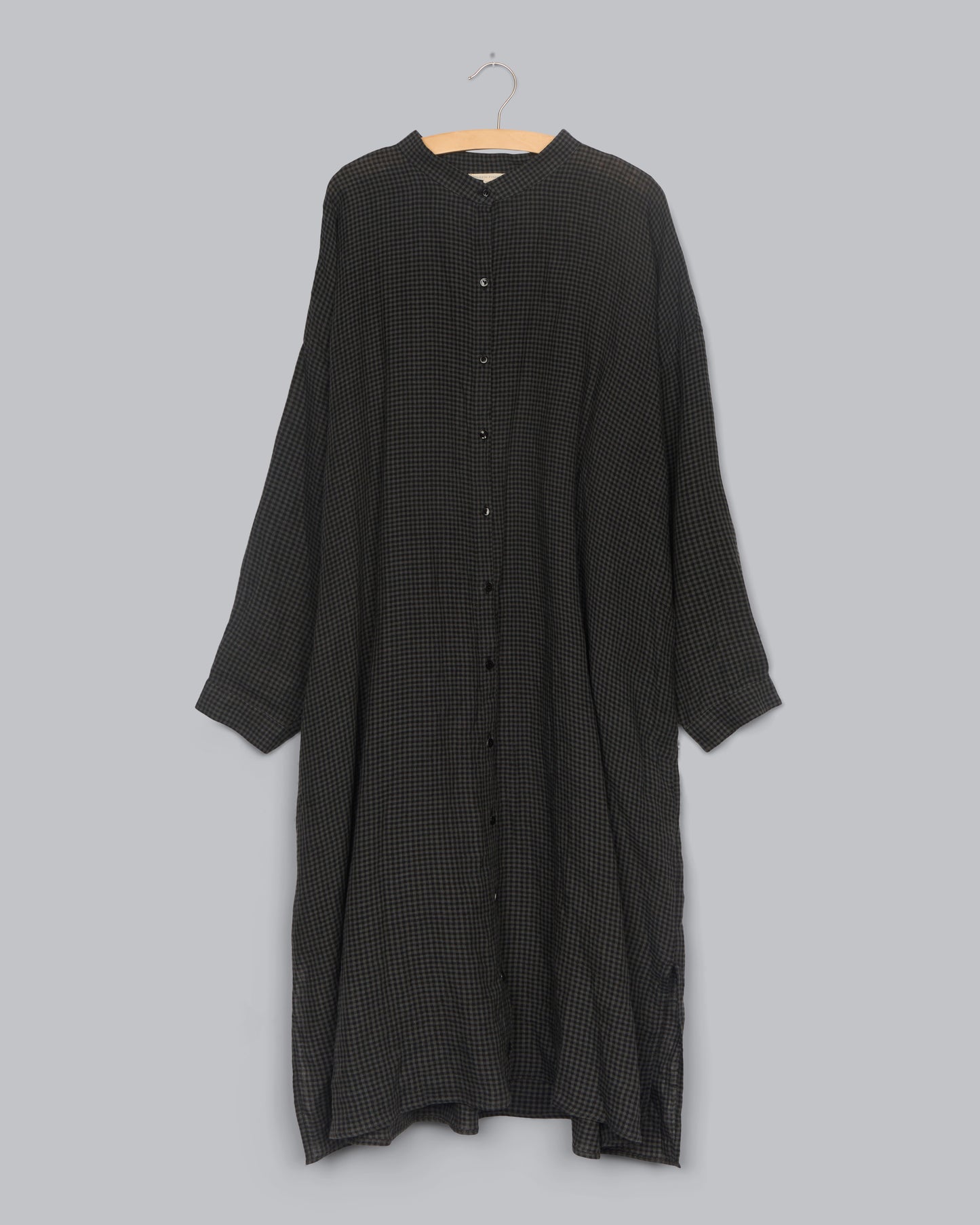 Organic Linen Check Dress