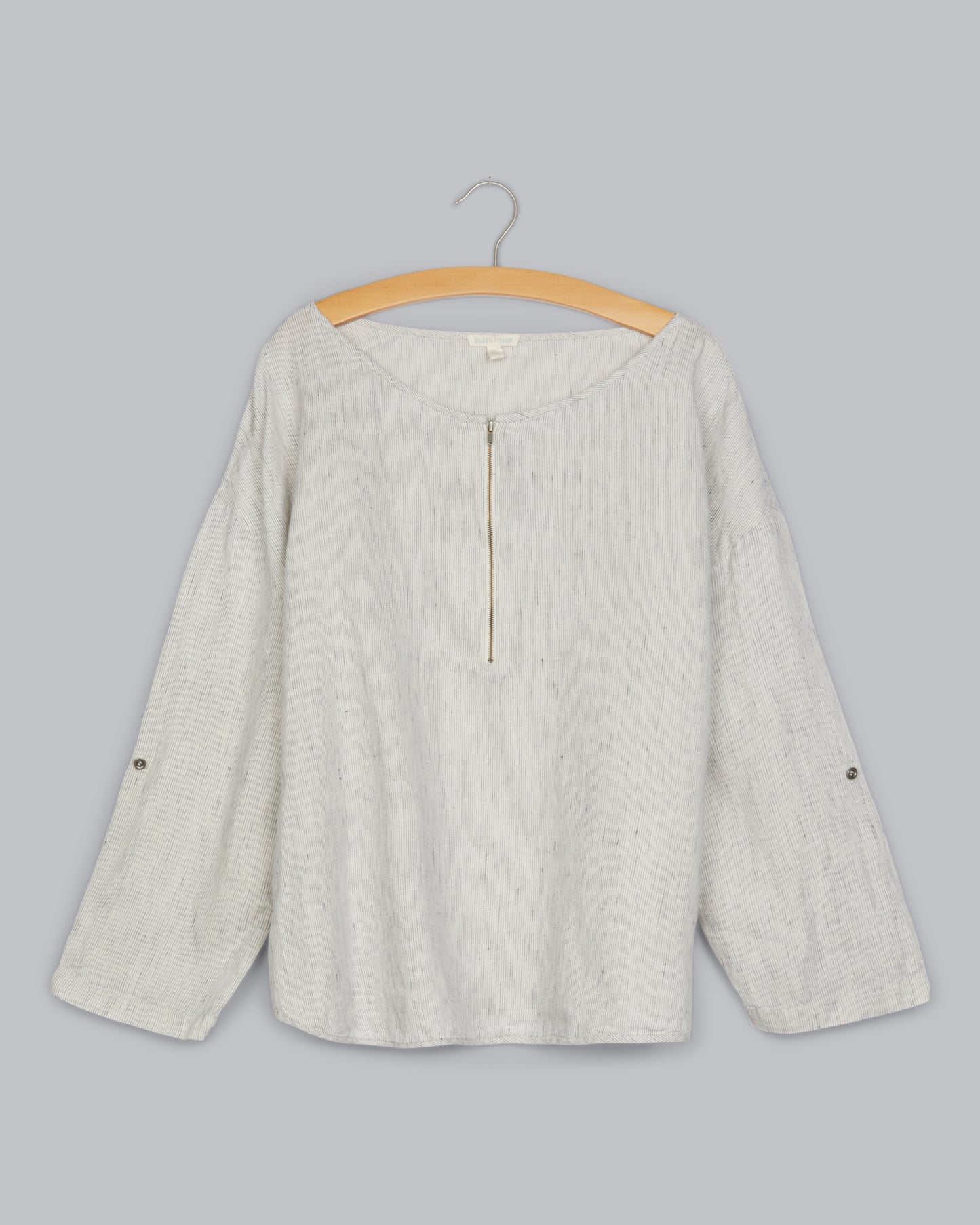 Slub Stripe Organic Linen Shirt