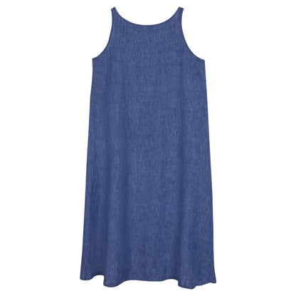 Washed Delave Linen Dress