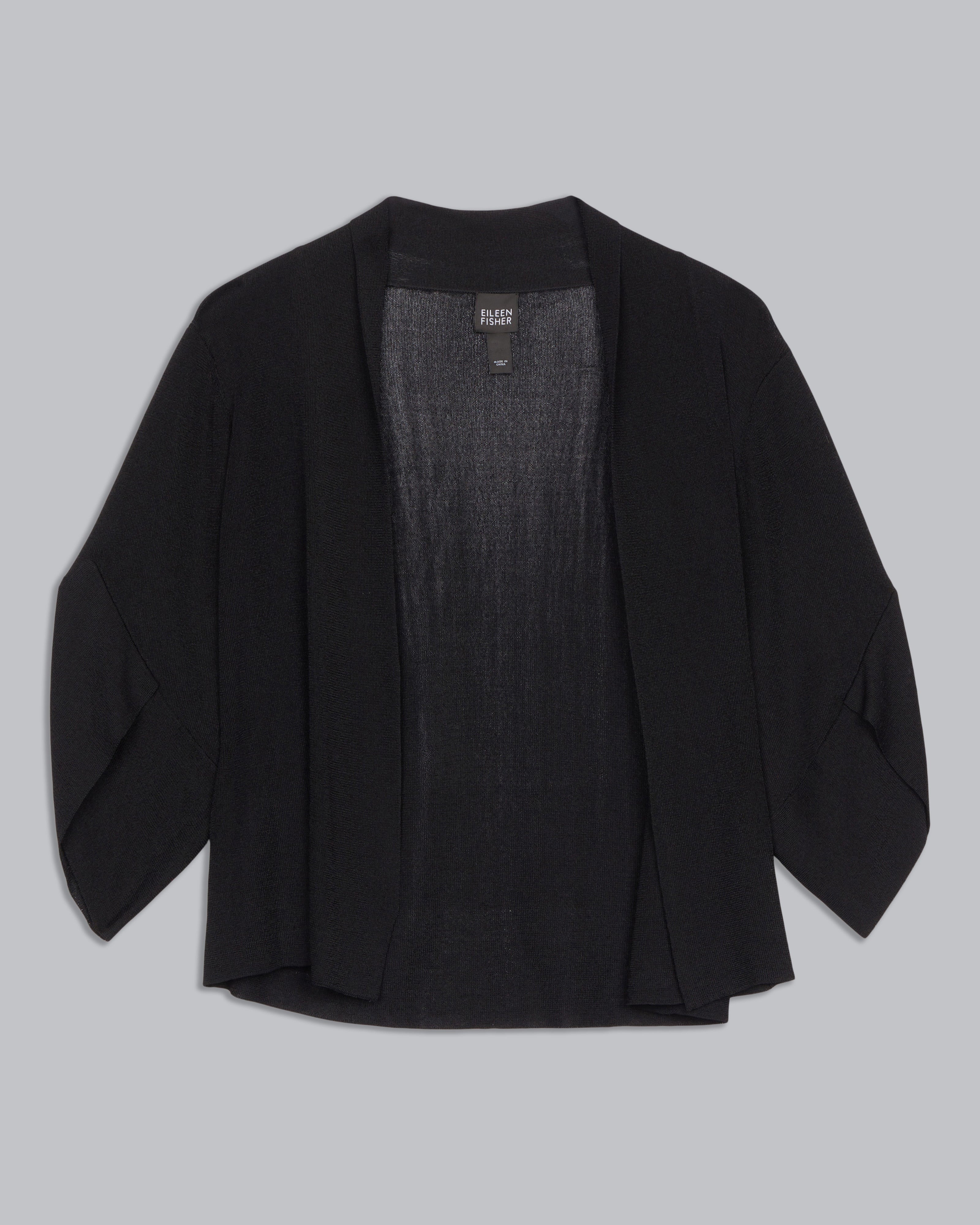 Rayon Nylon Crinkle Cardigan – Eileen Fisher Renew