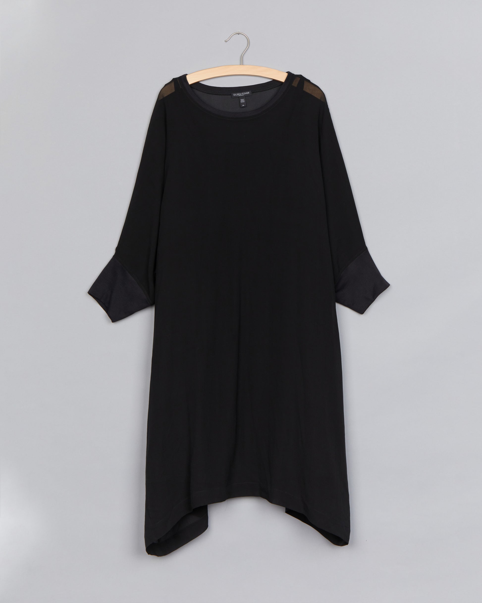 Sheer Silk Georgette Dress Eileen Fisher Renew Sheer Silk Georgette Dress Eileen Fisher Renew