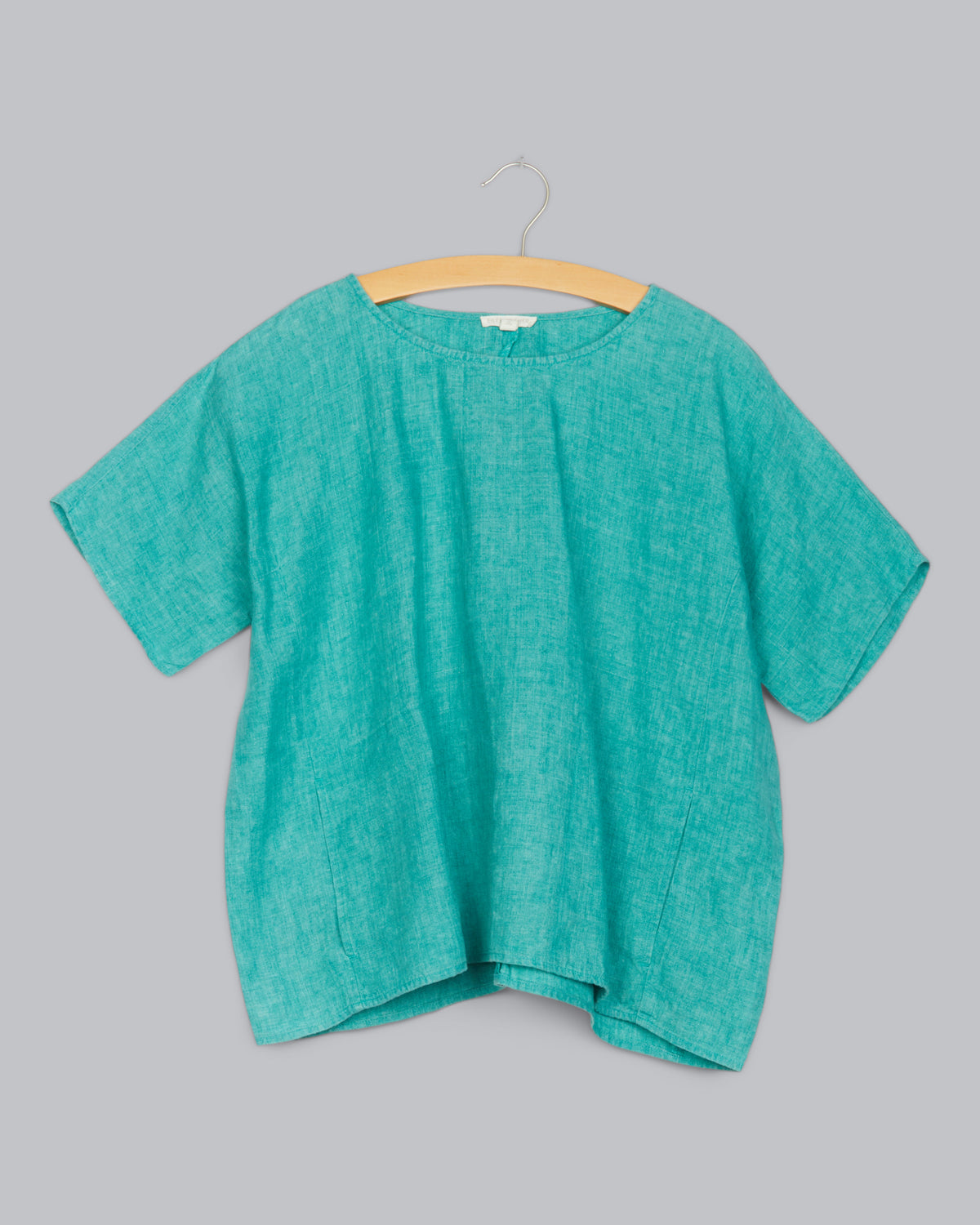 Washed Organic Linen Delave Shirt