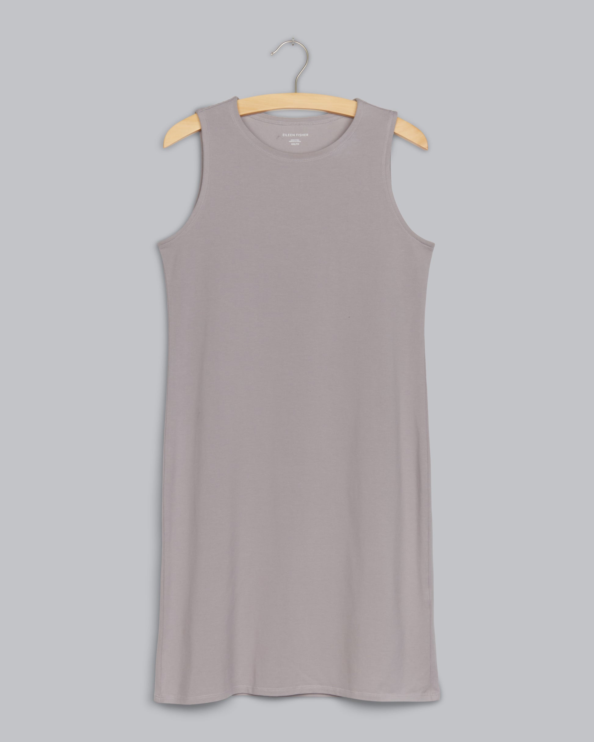 stretch cotton jersey dress Eileen Fisher Women's Sleeveless Crewneck Tank Dress