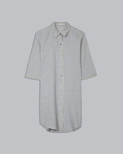 Hemp Organic Cotton Wide Stripe Dress